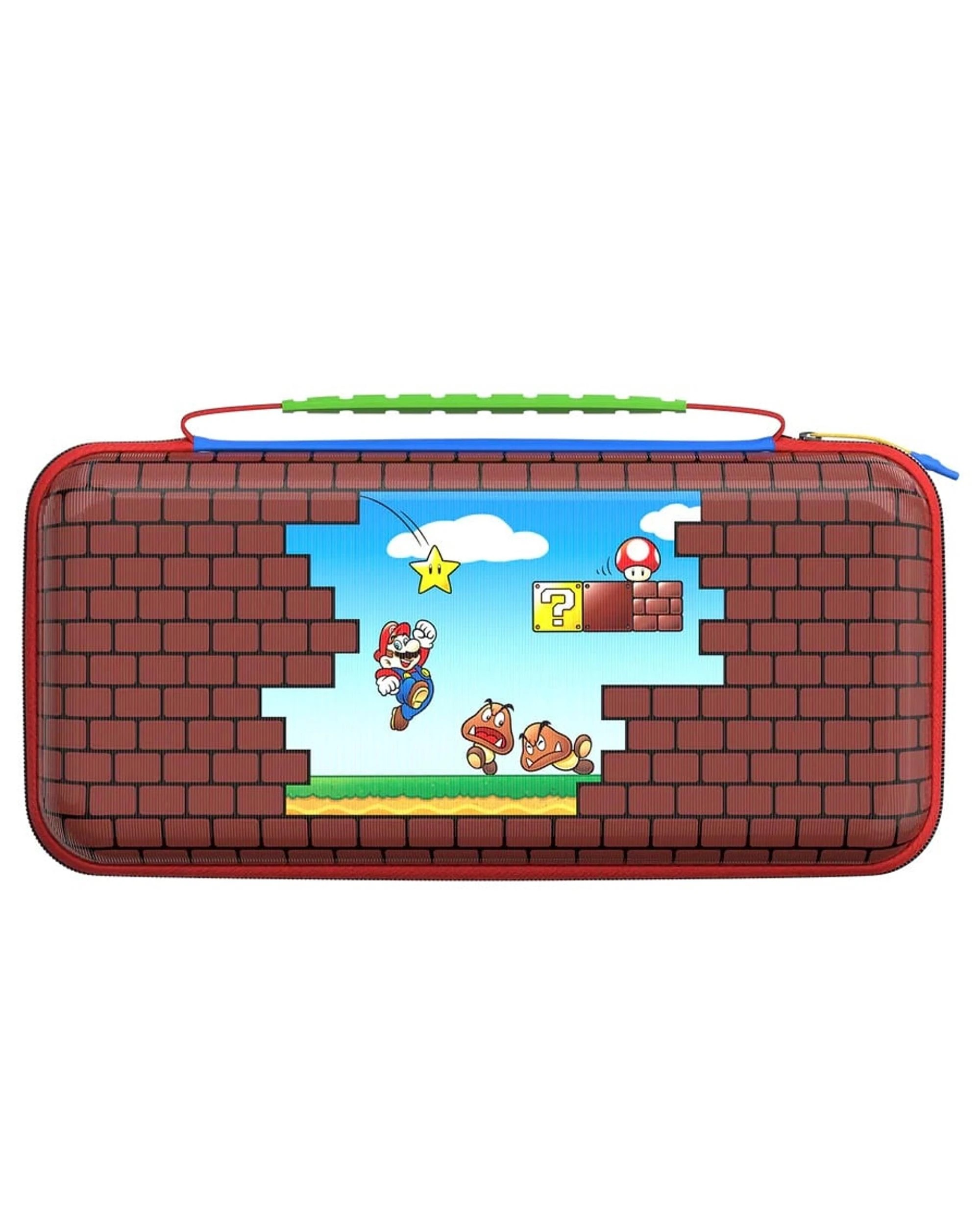 1 Turtle Beach PlayTrek Travel Case for Nintendo Switch 2 - Mario Bricks - Multi, 1 of 5