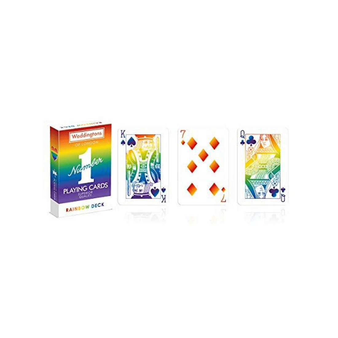 2 Waddingtons Rainbow Edition Playing Cards, 2 of 2