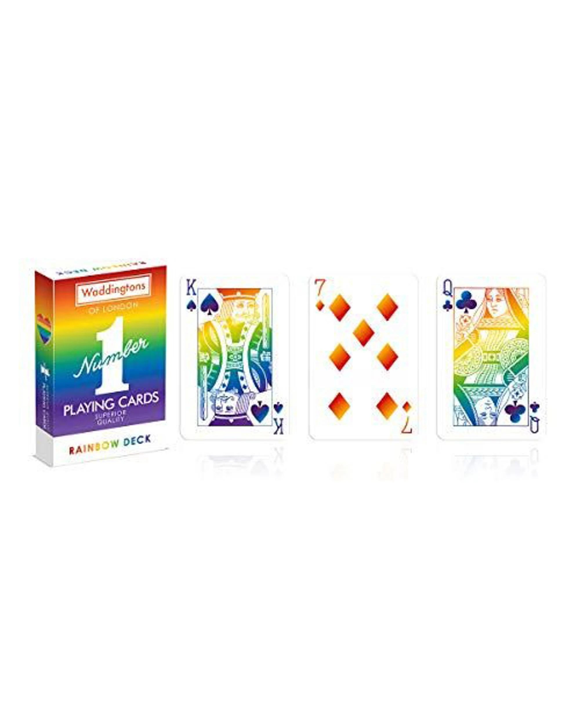 2 Waddingtons Rainbow Edition Playing Cards, 2 of 2