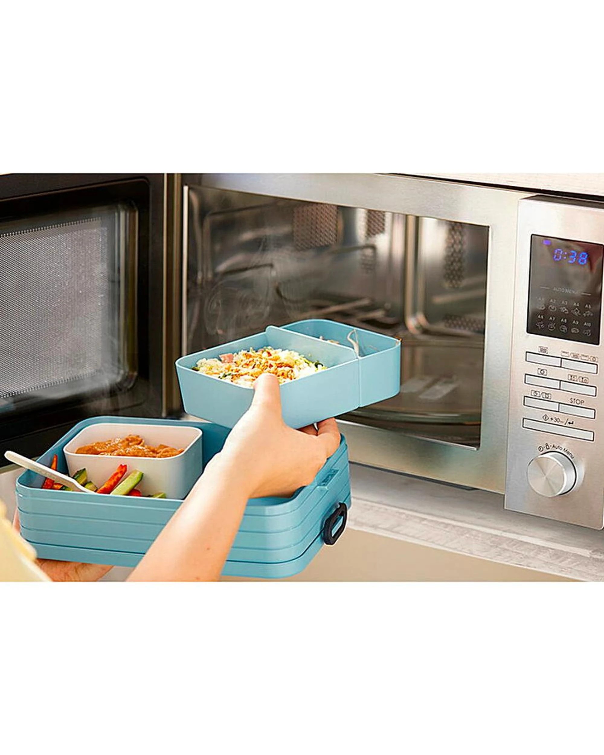 4 Mepal Take a Break Bento Lunch Box  Large Nordic Sage, 4 of 4