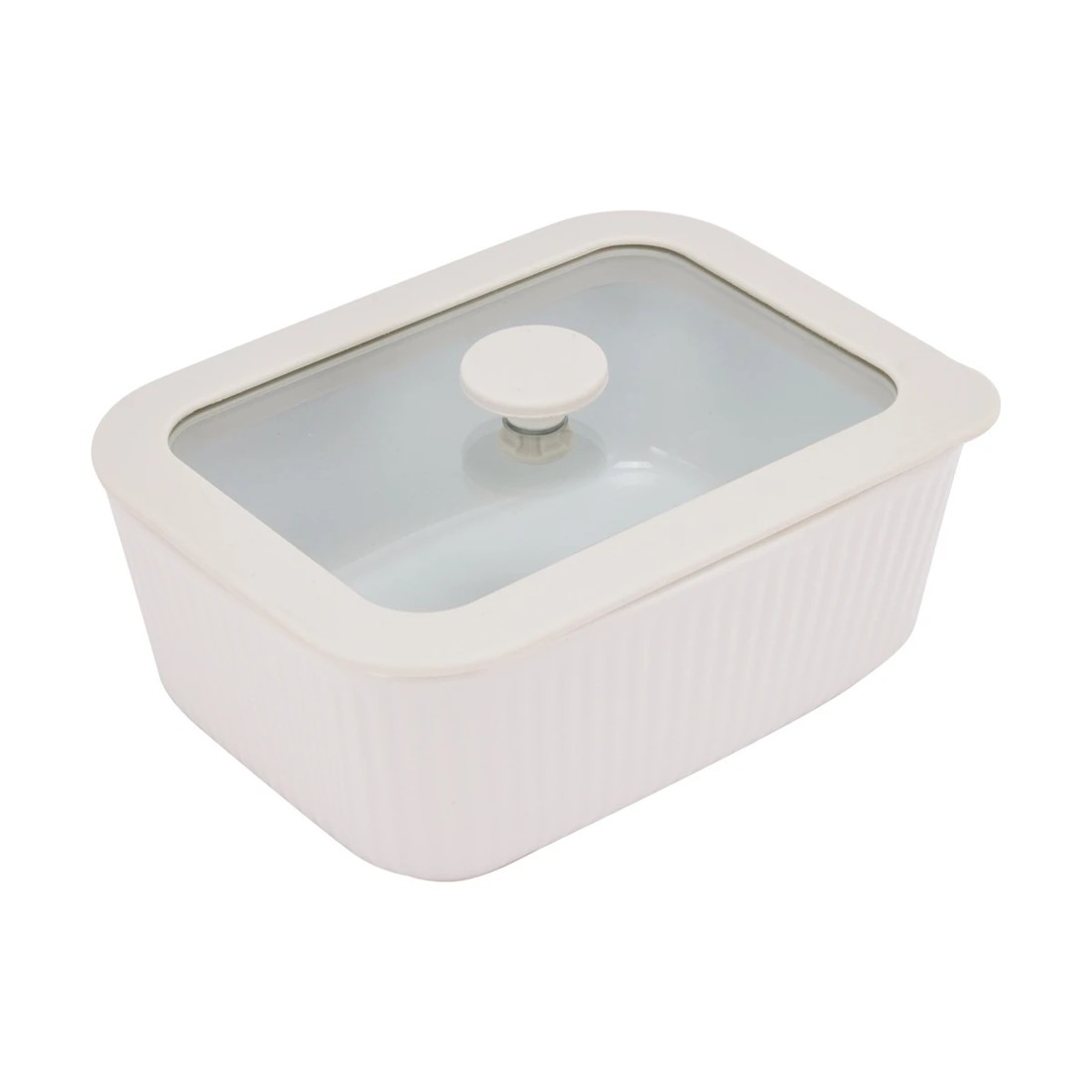 1 700ml Porcelain Container with Glass Lid, 1 of 4