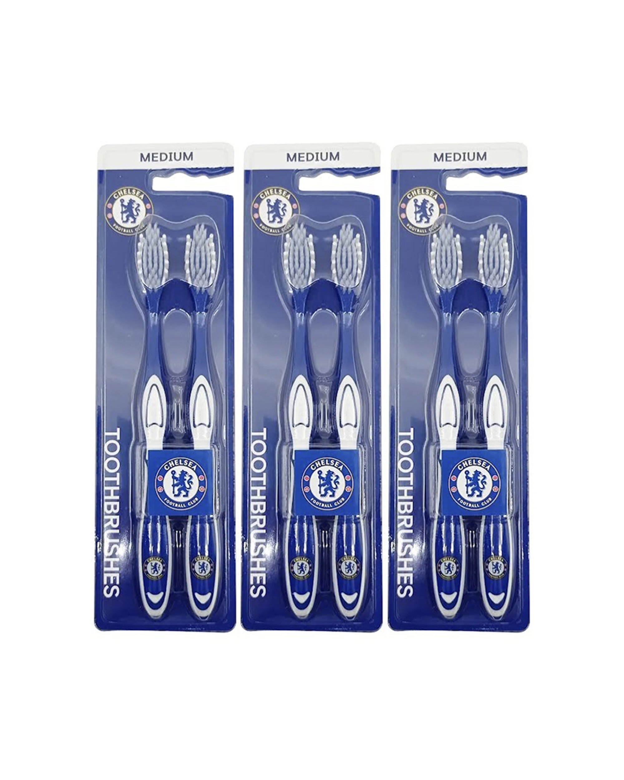 1 EPL Chelsea F.C. Adults Medium Toothbrush Oral Care 6pc - Multi, 1 of 1