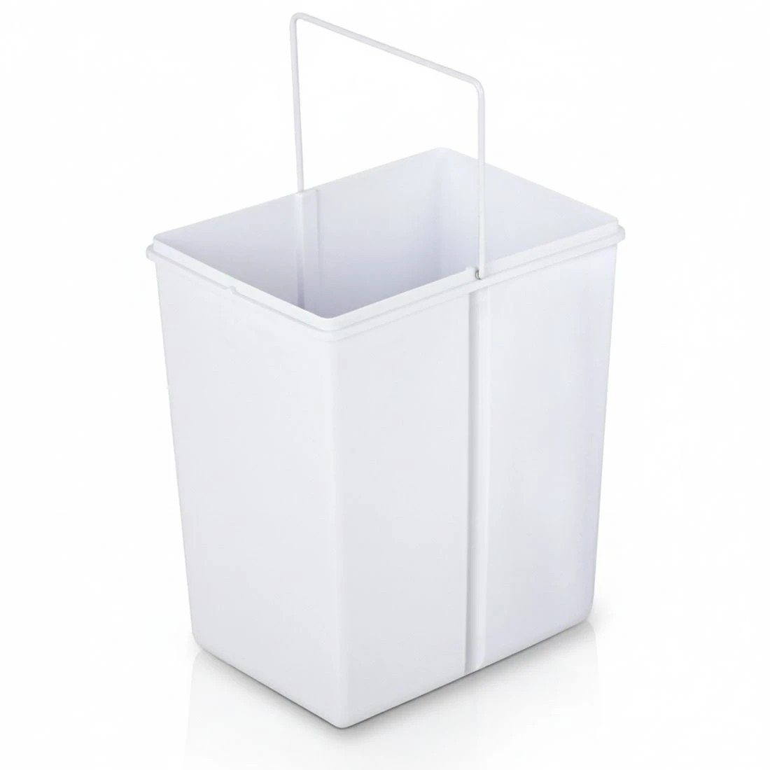 7 Cefito Pull Out Bin Kitchen Double Basket 2X20L - White, 7 of 7