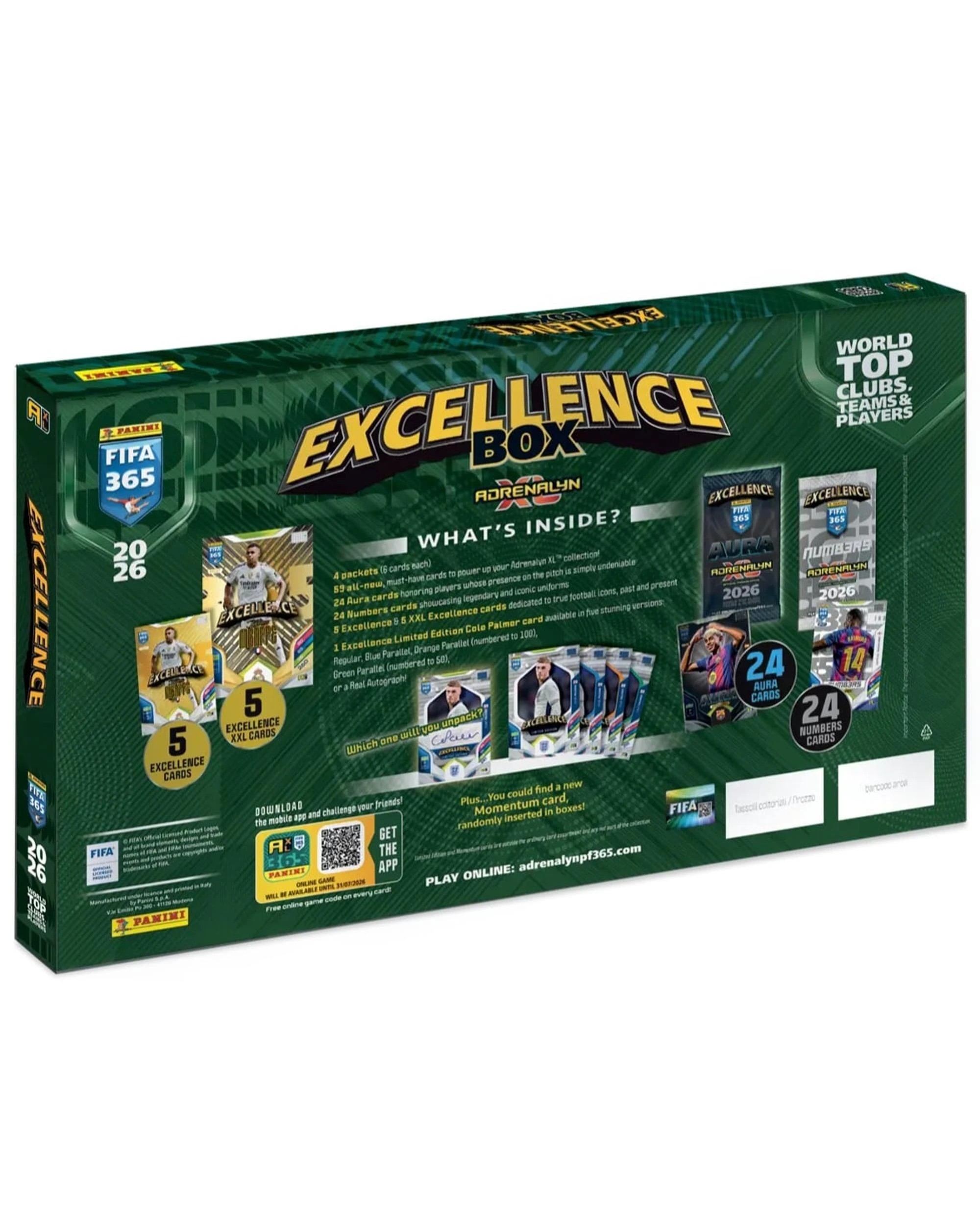 2 Panini 2026 FIFA 365 Adrenalyn XL Trading Cards Excellence Box, 2 of 2