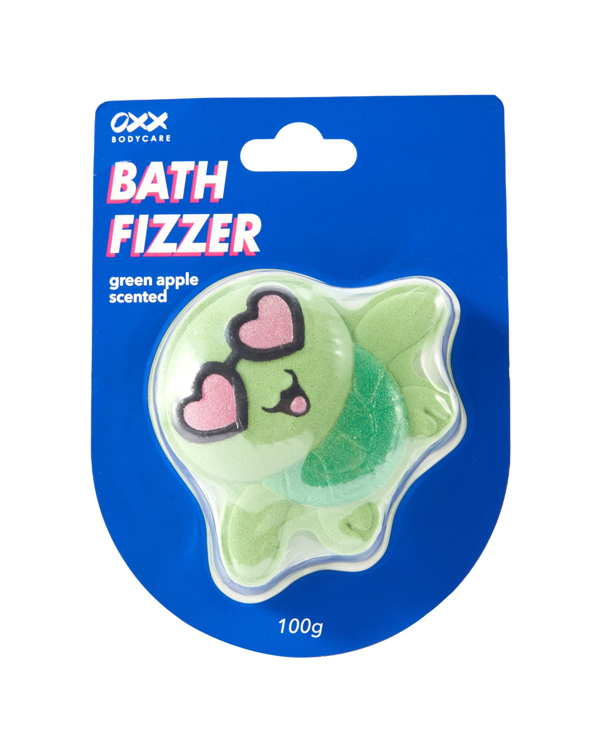 1 OXX Bodycare Bath Fizzer 100g - Green Apple Scented, 1 of 5
