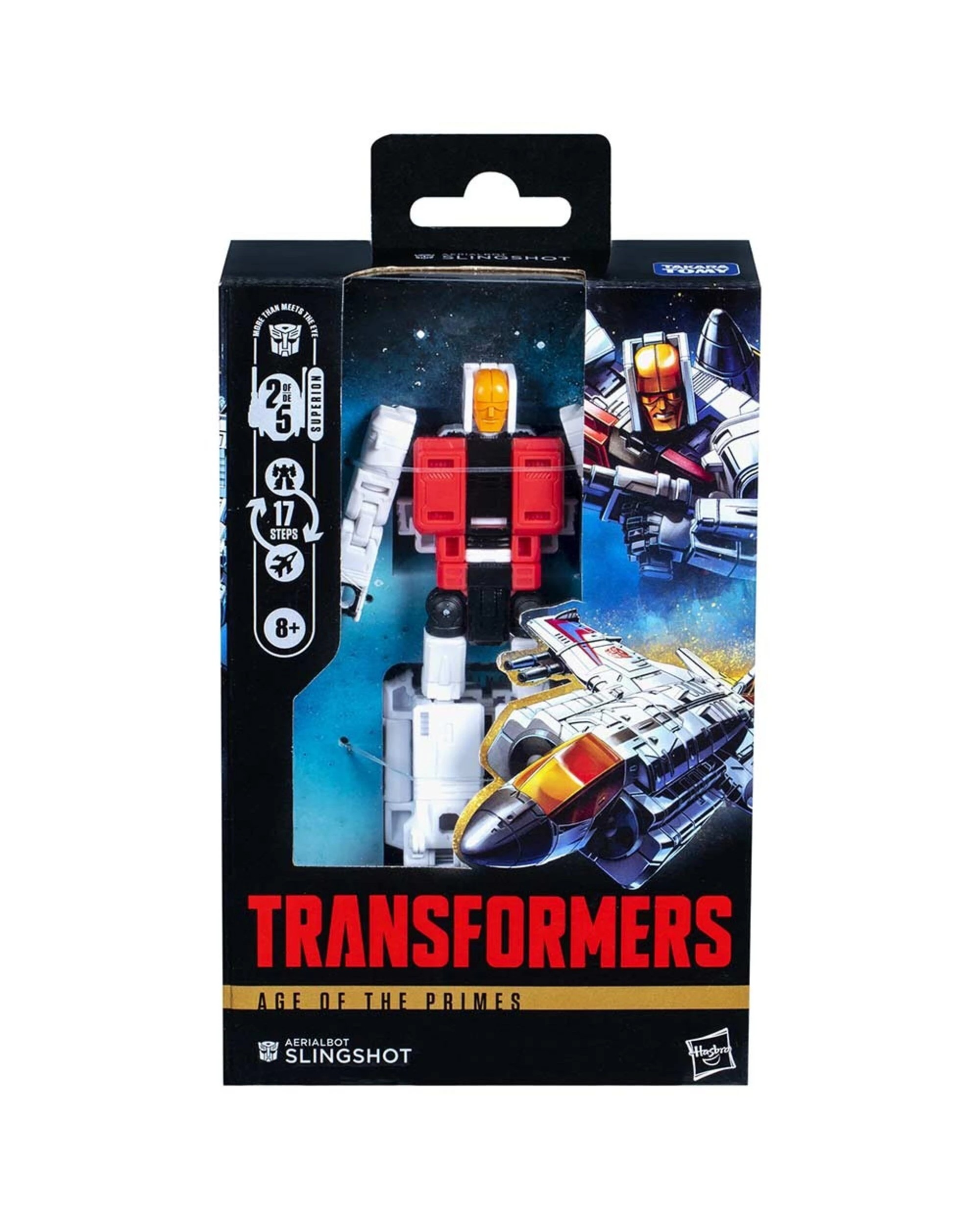 3 Transformers - Age of the Primes Deluxe Class Aerialbot Slingshot Action Figure, 3 of 4