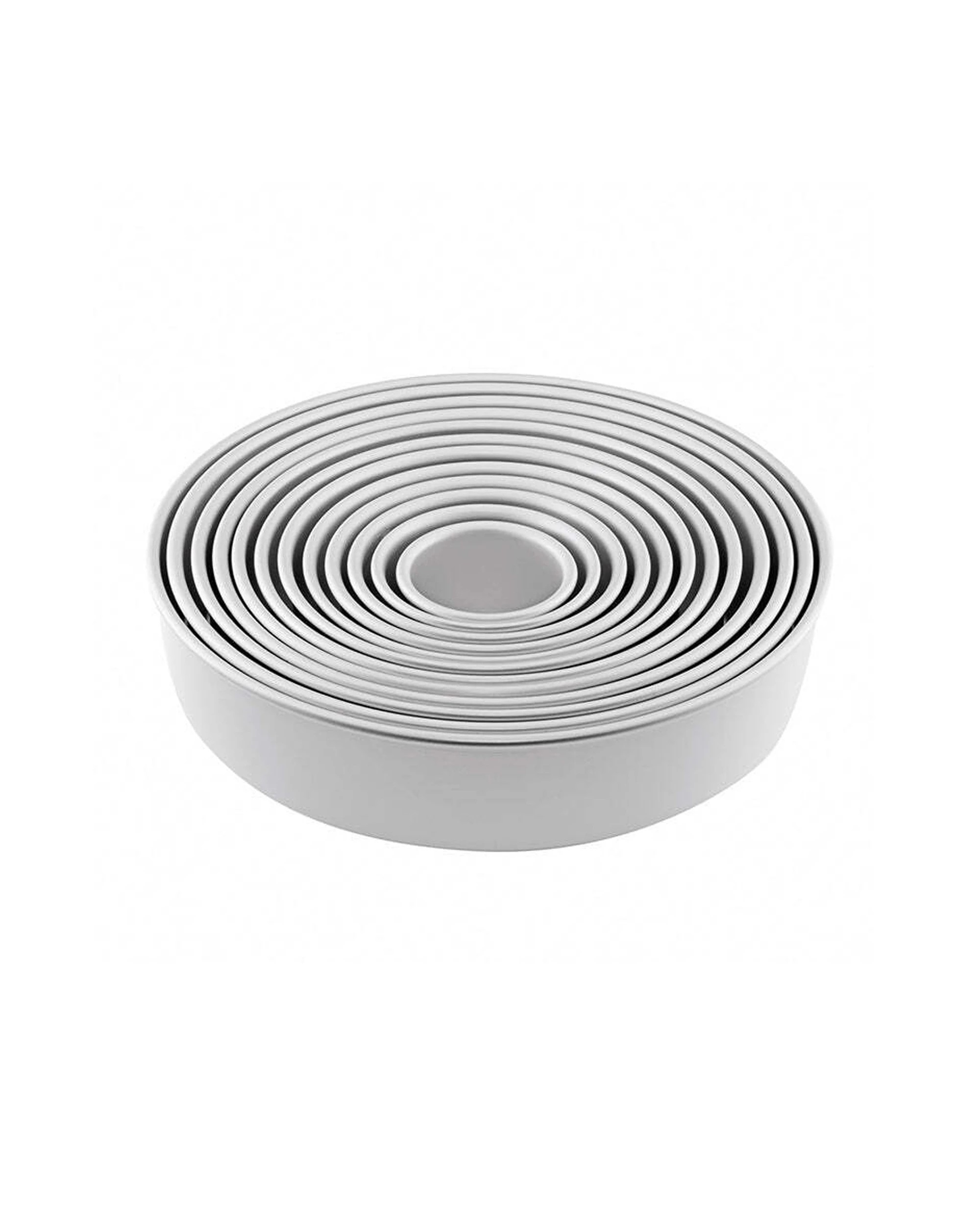 2 Mondo 15cm Anodized Aluminium Round Cake Pan Professional Grade Non-warp - Silver, 2 of 3