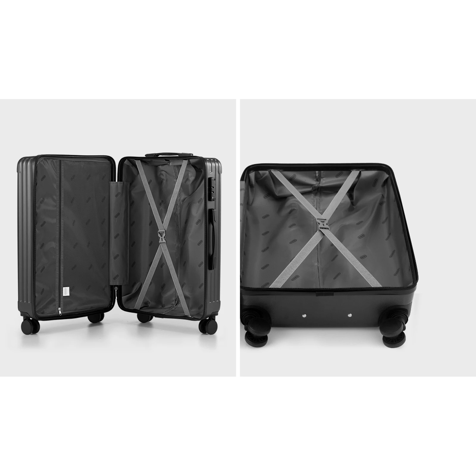 5 Mazam 3PCS Luggage Suitcase Trolley Set TSA Lock Hard Case - Grey, 5 of 9