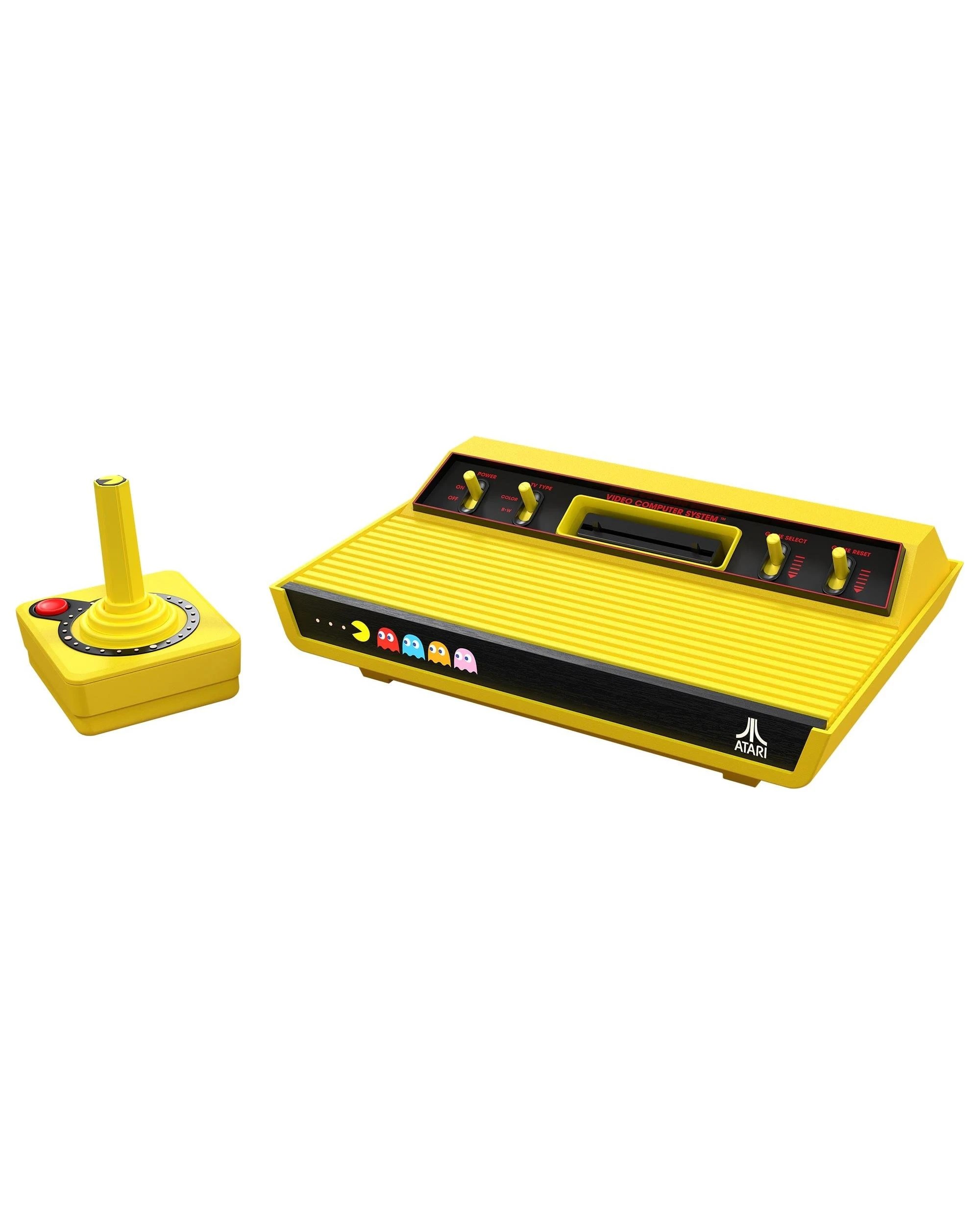 2 Atari 2600+ PAC-MAN Edition Console and Joystick - Yellow, 2 of 6