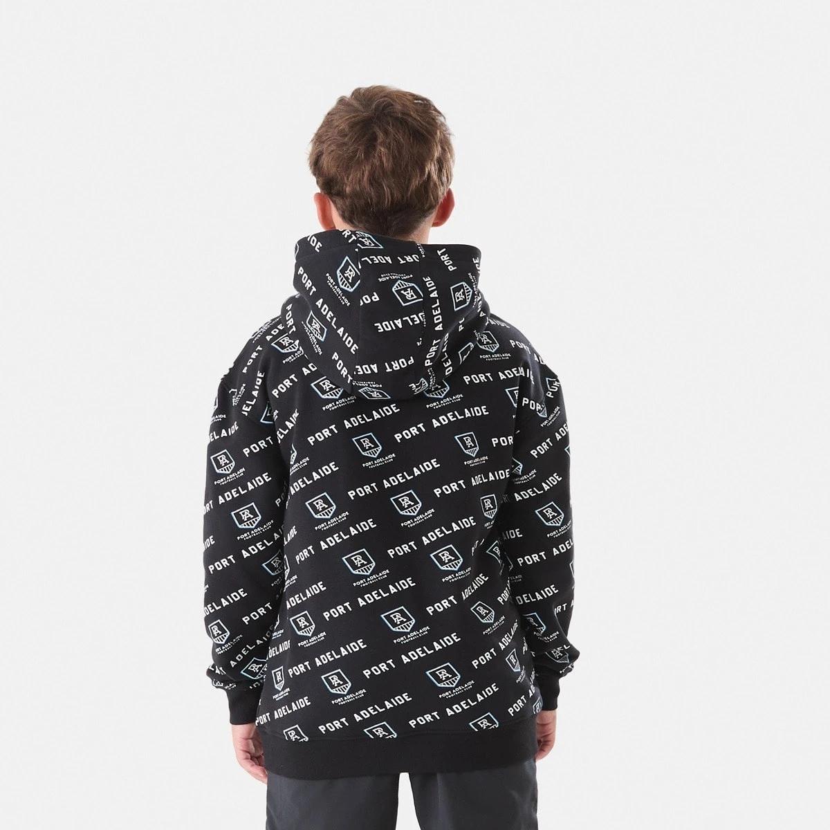4 Official AFL Kids All Over Print Hoodie Port Adel, 4 of 9