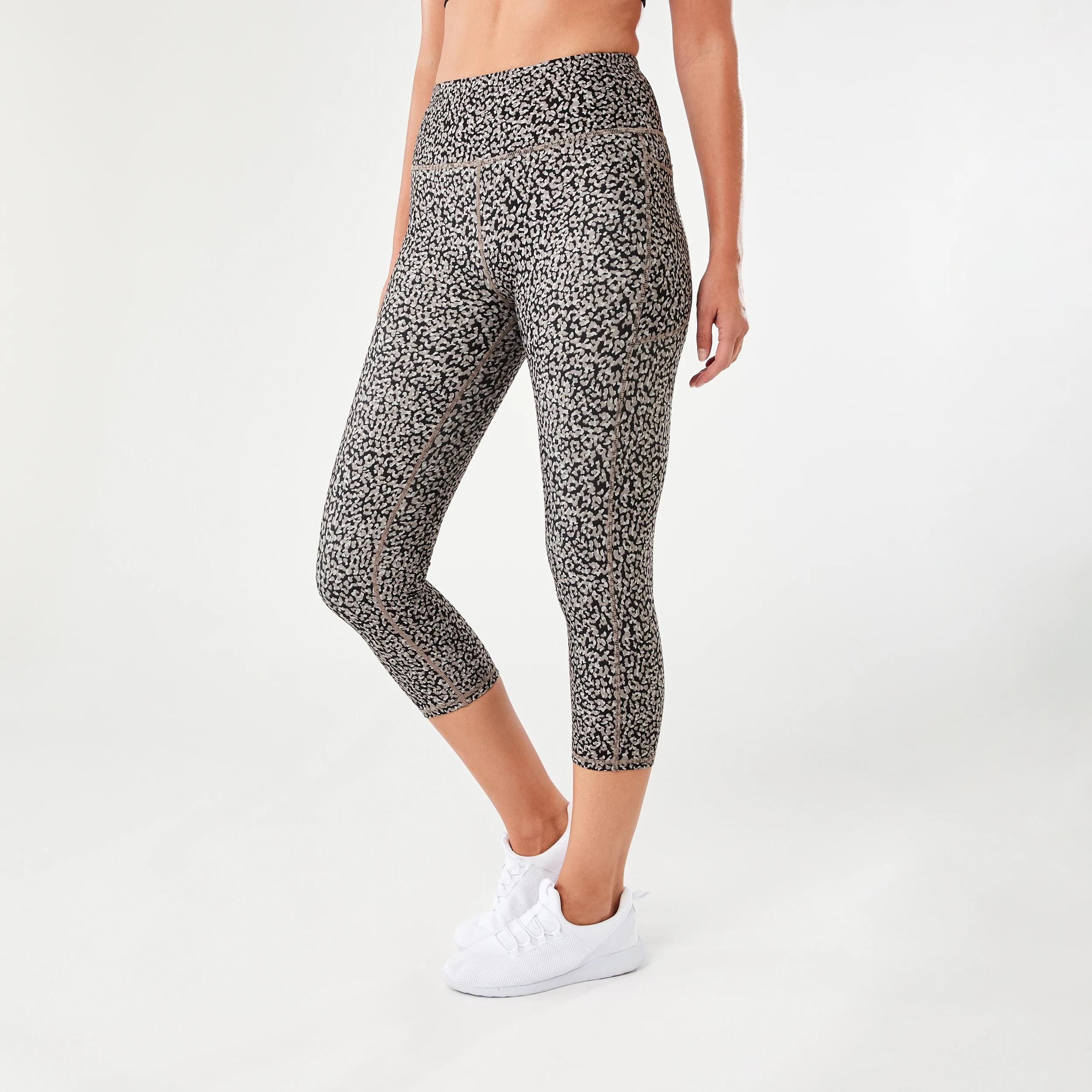2 Active Womens Crop Printed Leggings ABSTRACT SPOT, 2 of 5