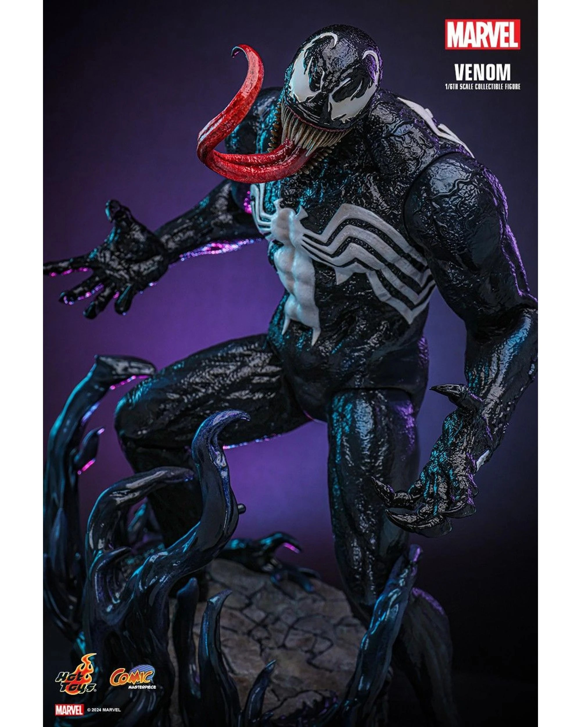6 Hot Toys Marvel Comics Venom 1:6 Scale Collectible Action Figure, 6 of 10
