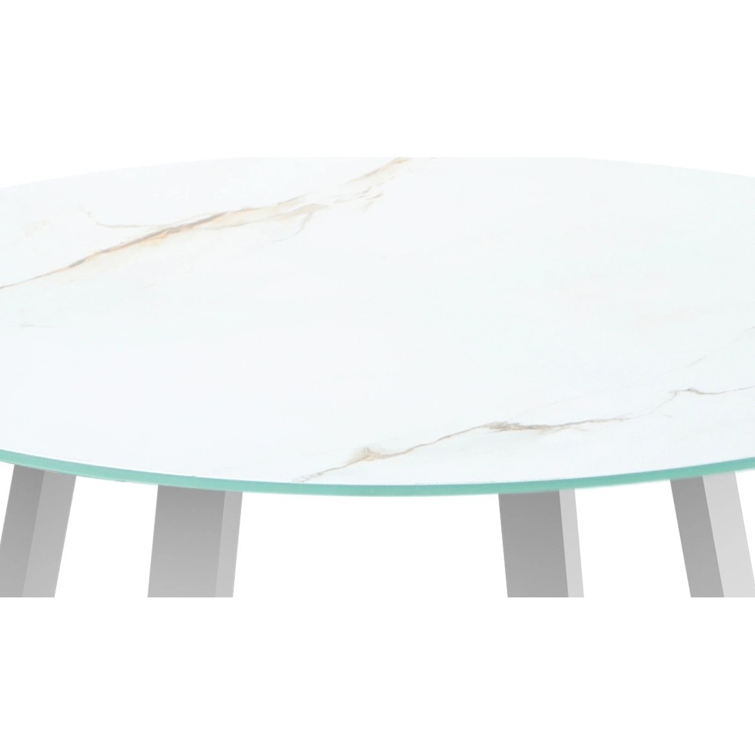 6 Livsip Outdoor Dining Set Patio Furniture Setting 5PCS Marble Table Rattan Chair - Multi, 6 of 9