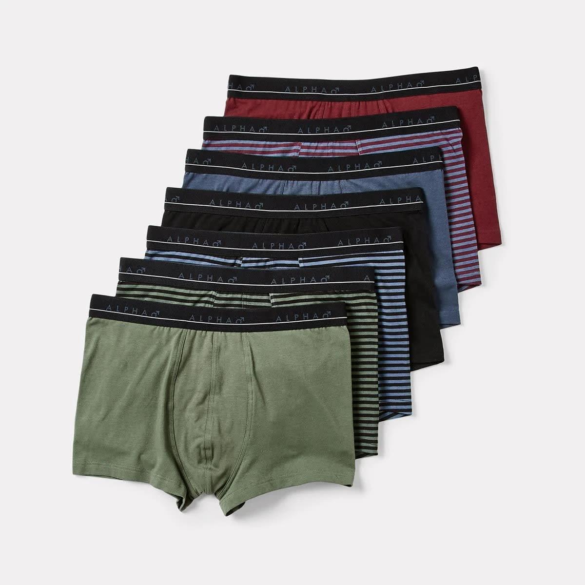 1 7 Pack Printed Trunks EARTH TONES, 1 of 10