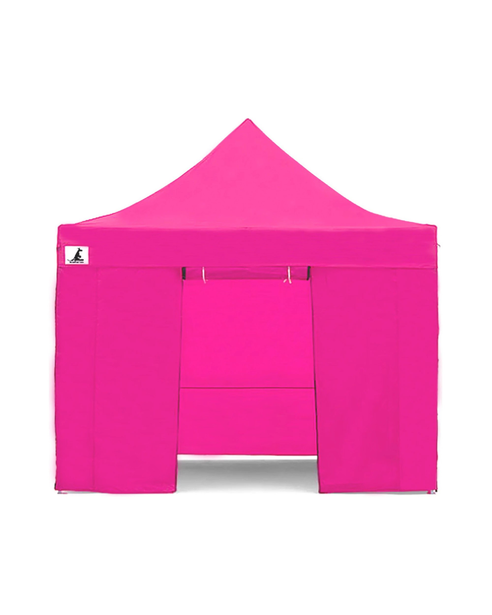 2 Wallaroo 3m x3m Outdoor Gazebo Folding Party Tent Marquee Canopy Camping Beach - Pink, 2 of 9