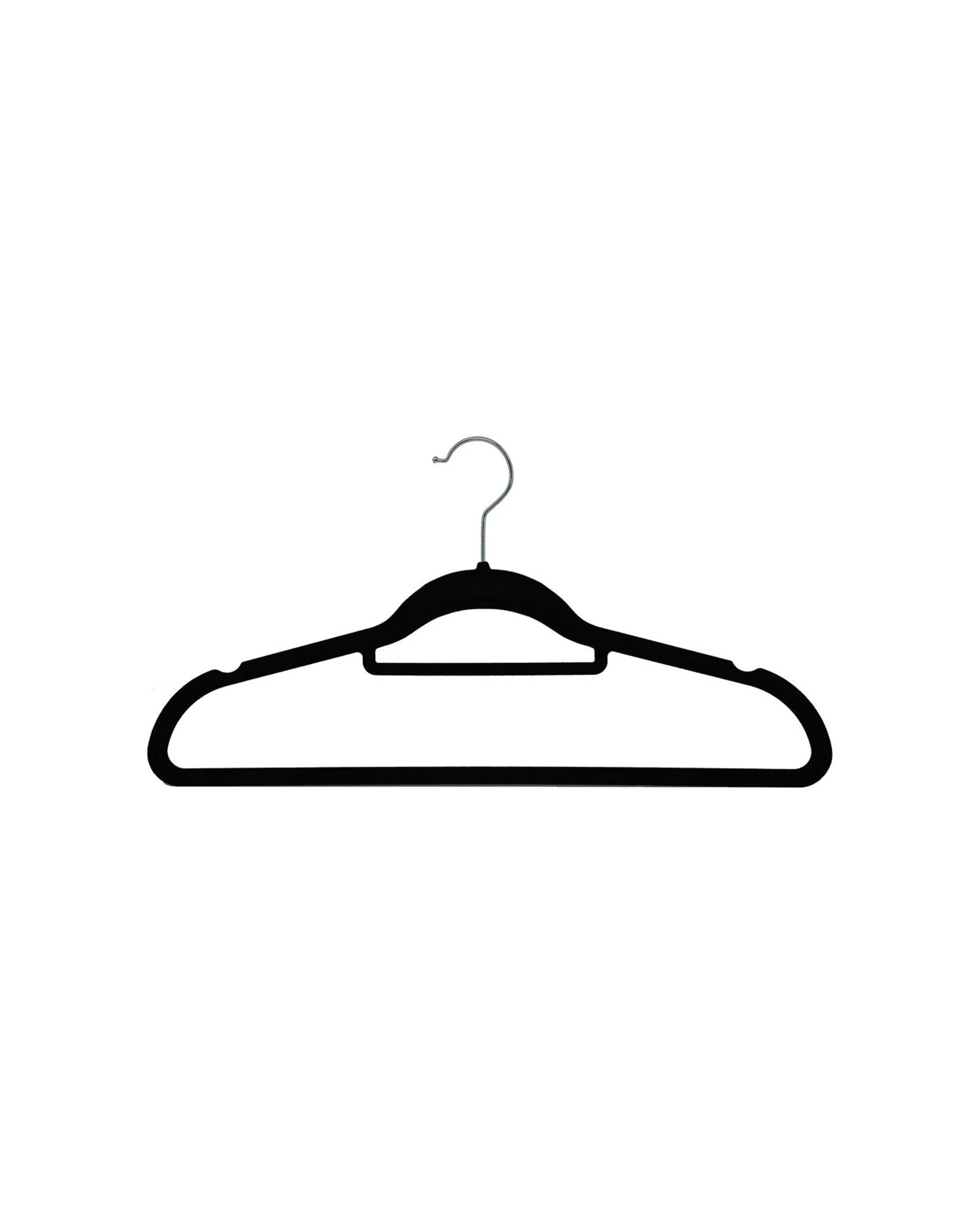 2 Boxsweden 15PK Velvet Hanger for Clothes - Black, 2 of 2
