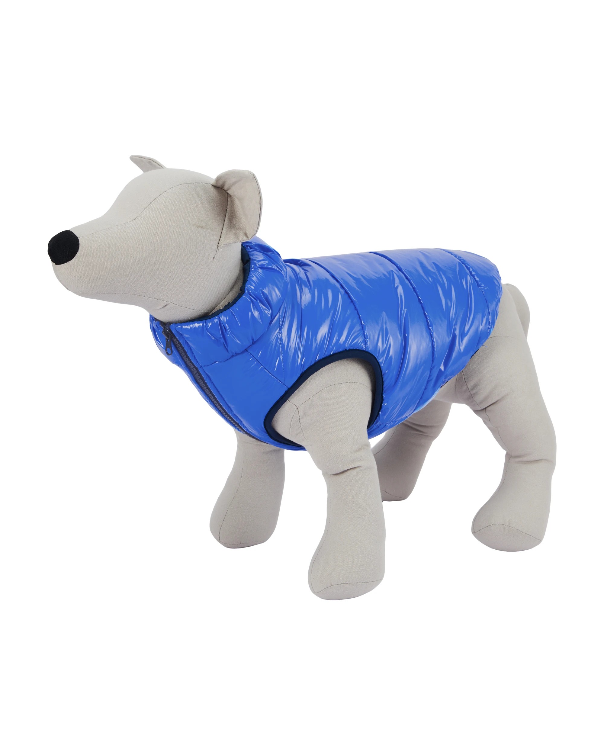 2 Pet Shine Puffer - Medium, Blue and Navy, 2 of 10