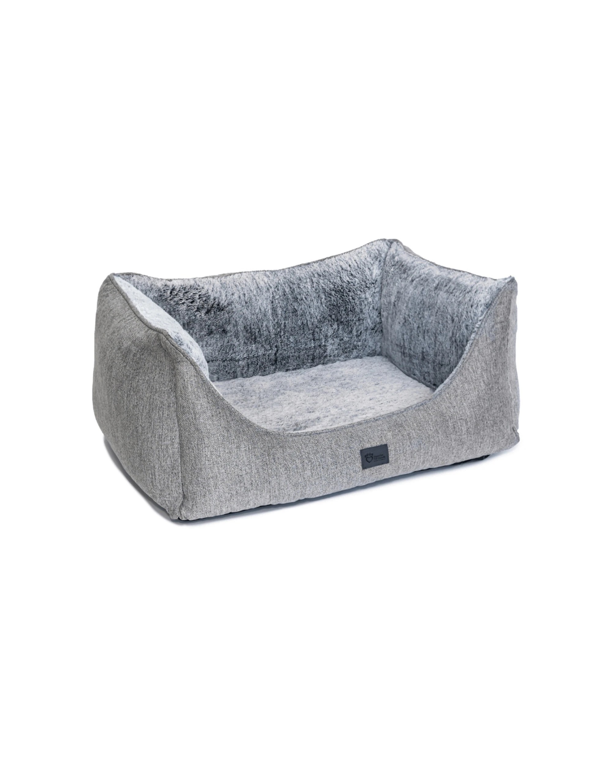 1 Superior Pet Goods High Side Hideout Ortho Dog Bed Machine Washable Large - Grey, 1 of 2