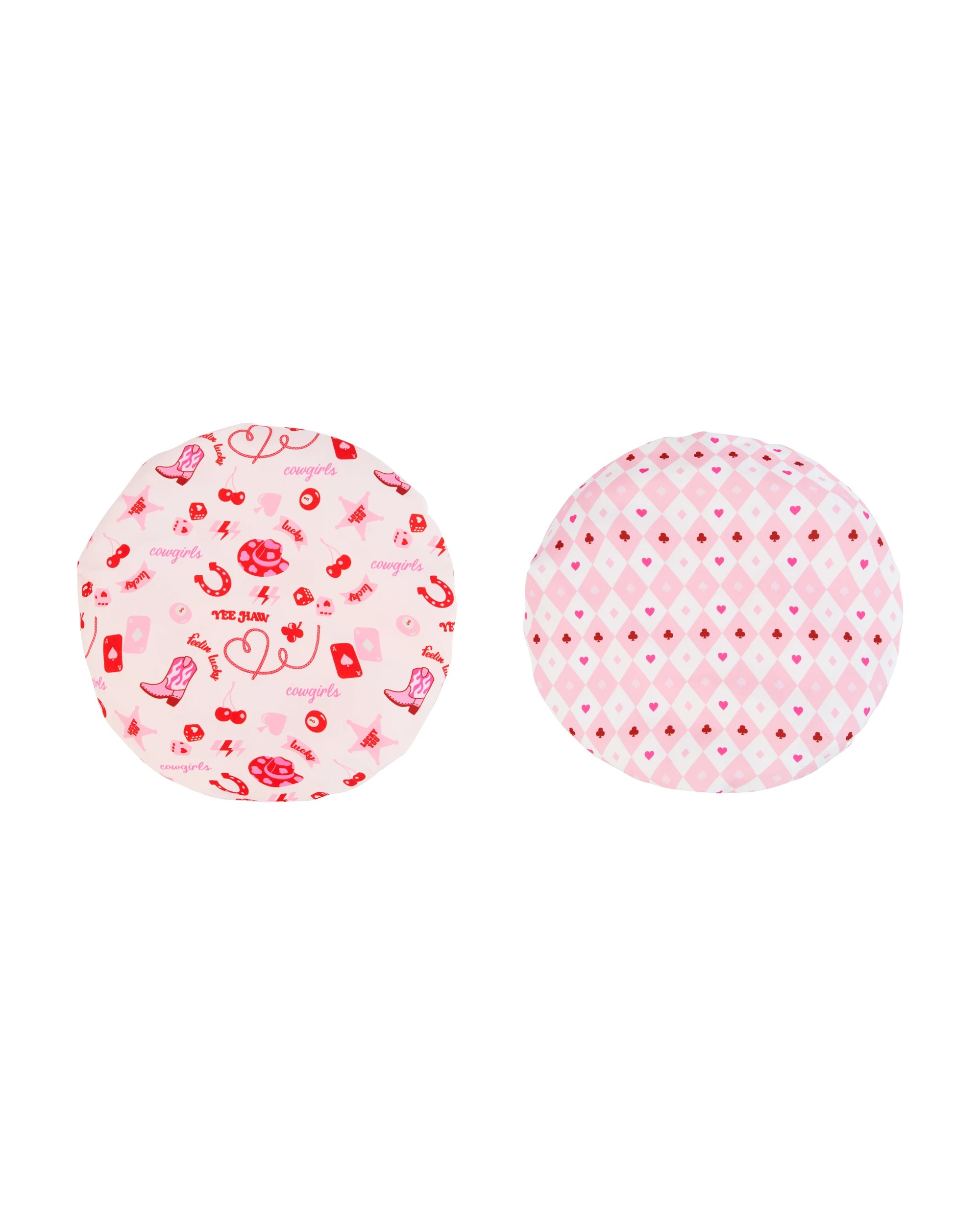 1 OXX Bodycare 2 Piece Lucky Western Shower Caps, 1 of 5