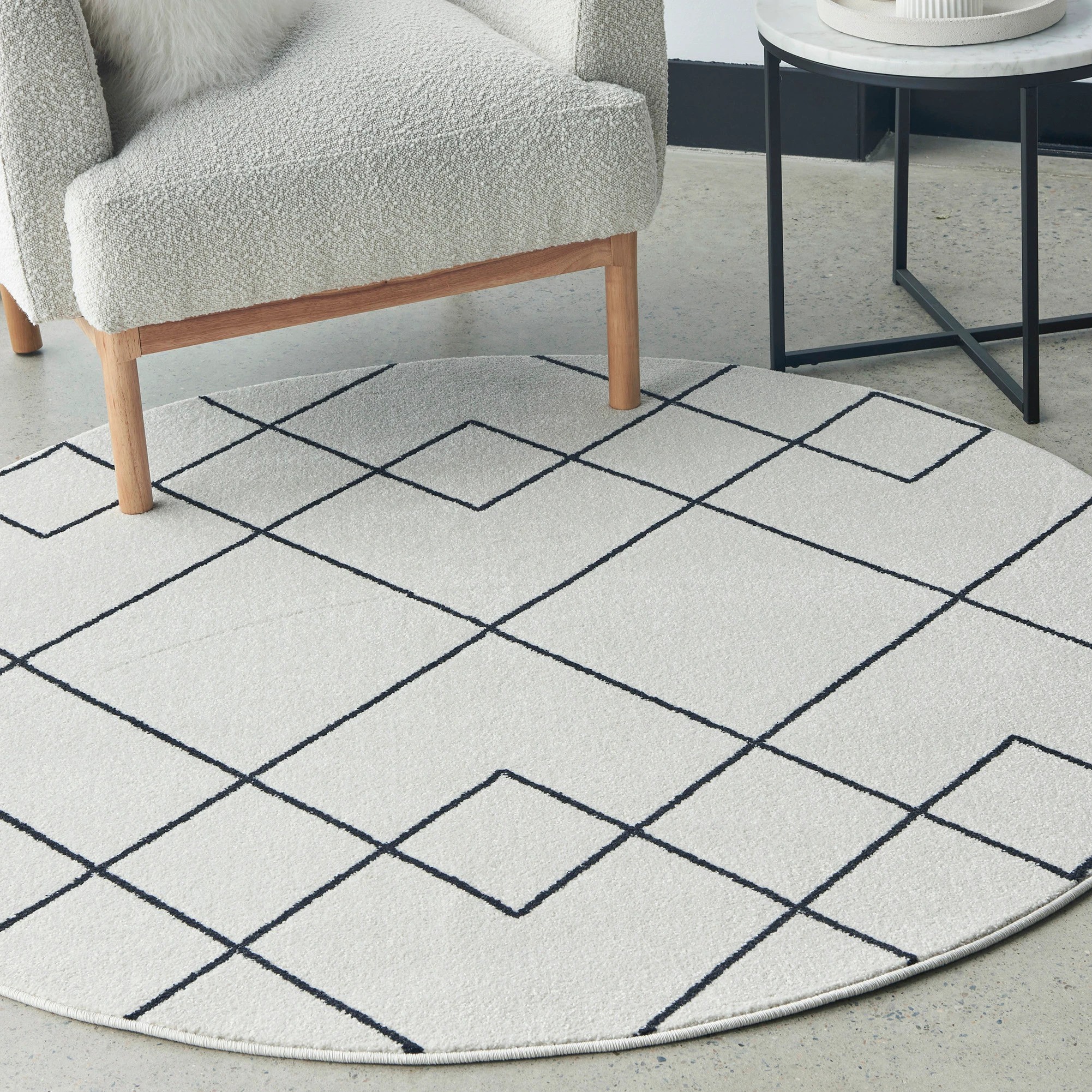 2 Common Ground Rugs Elysium Diego 240x240 cm Rug - Natural, 2 of 6