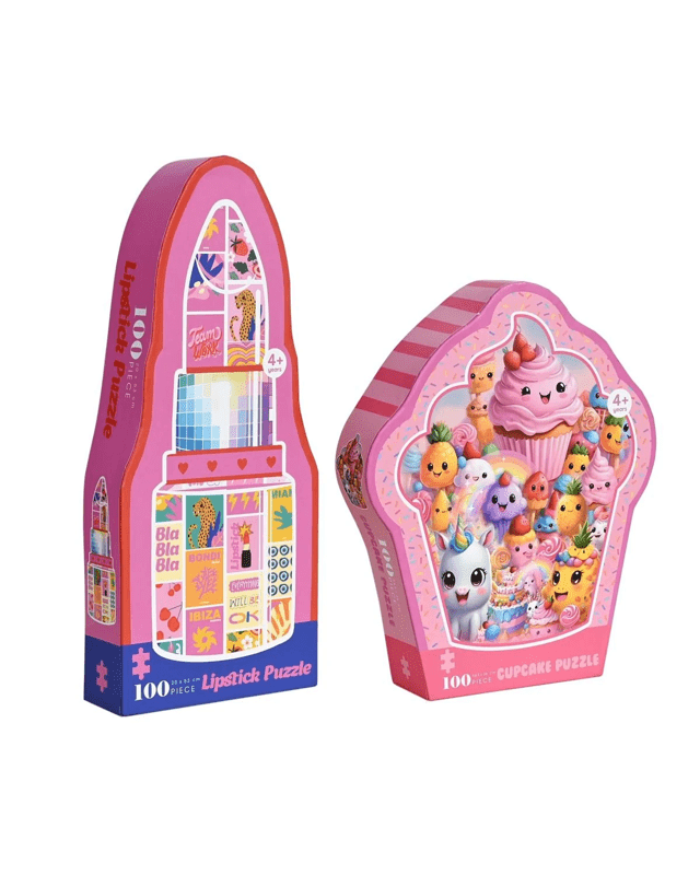 100 Piece Cupcake and Lipstick Puzzles - Asso