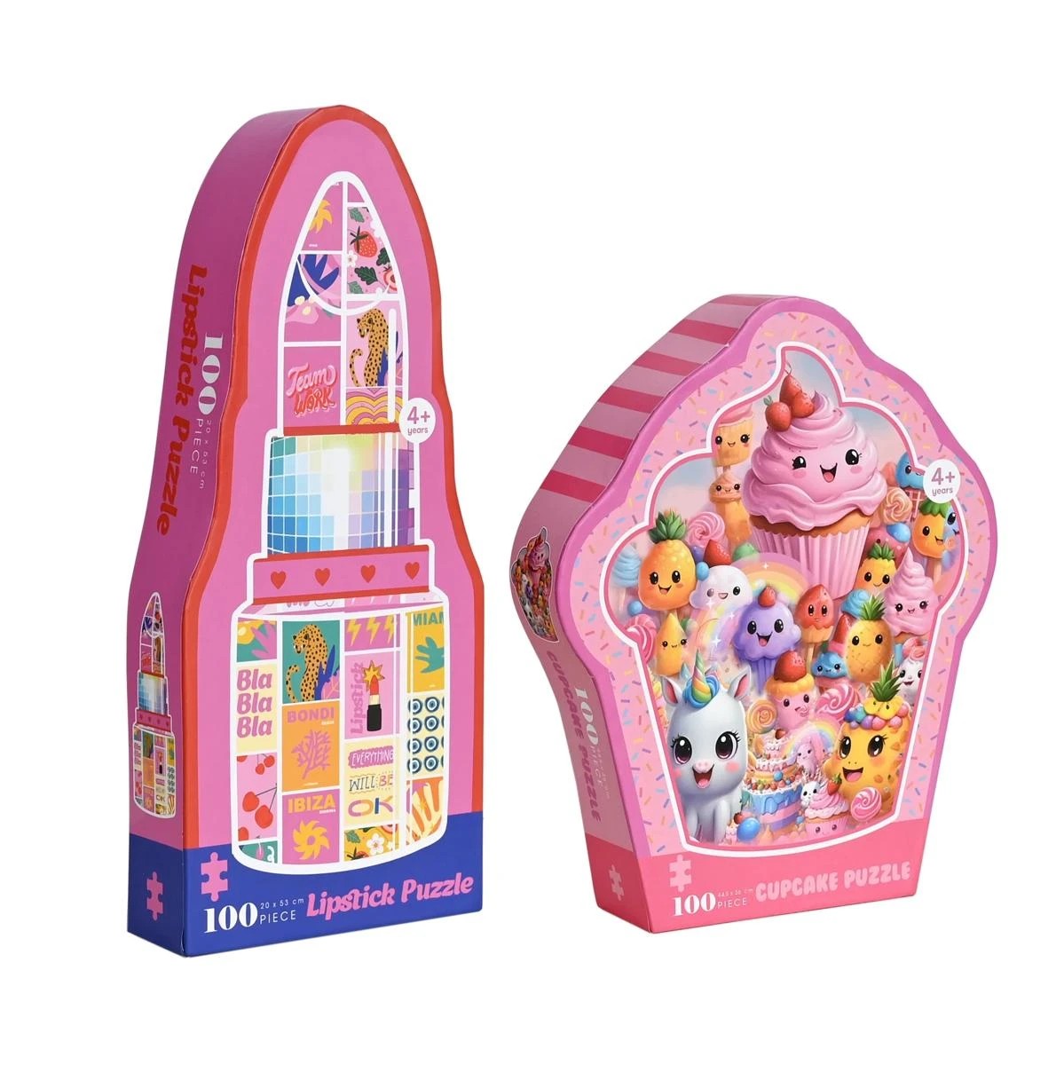 1 100 Piece Cupcake and Lipstick Puzzles - Assorted, 1 of 10