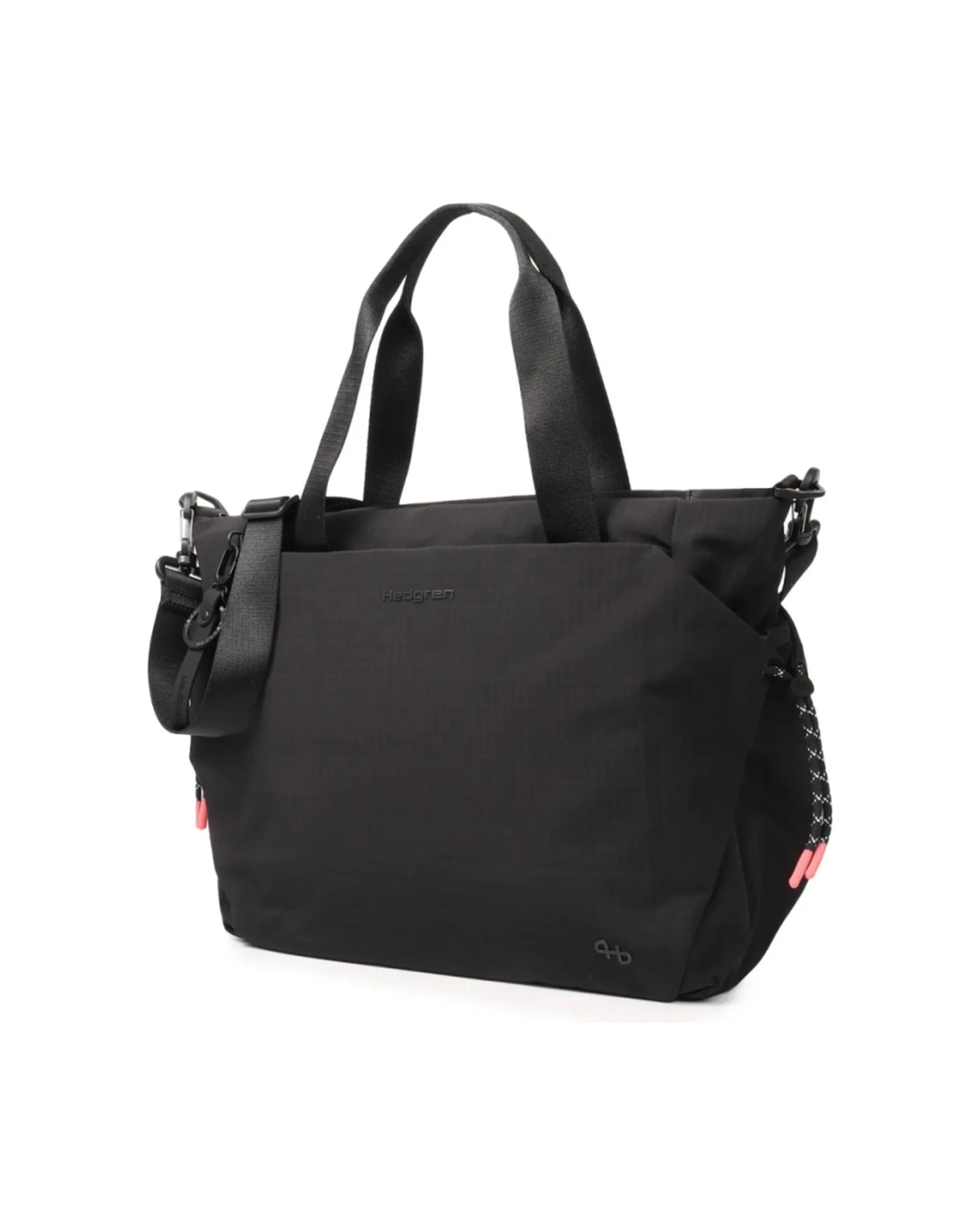 4 Hedgren Satoshi Womens Travel 14in Laptop Tote Handbag Lockable Zips - Black, 4 of 7