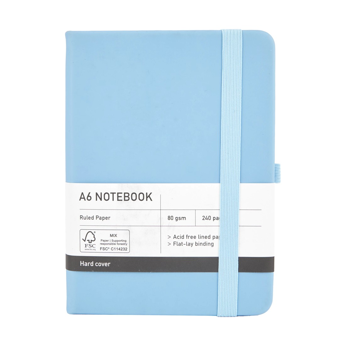 6 A6 Notebook - Light Blue, 6 of 7