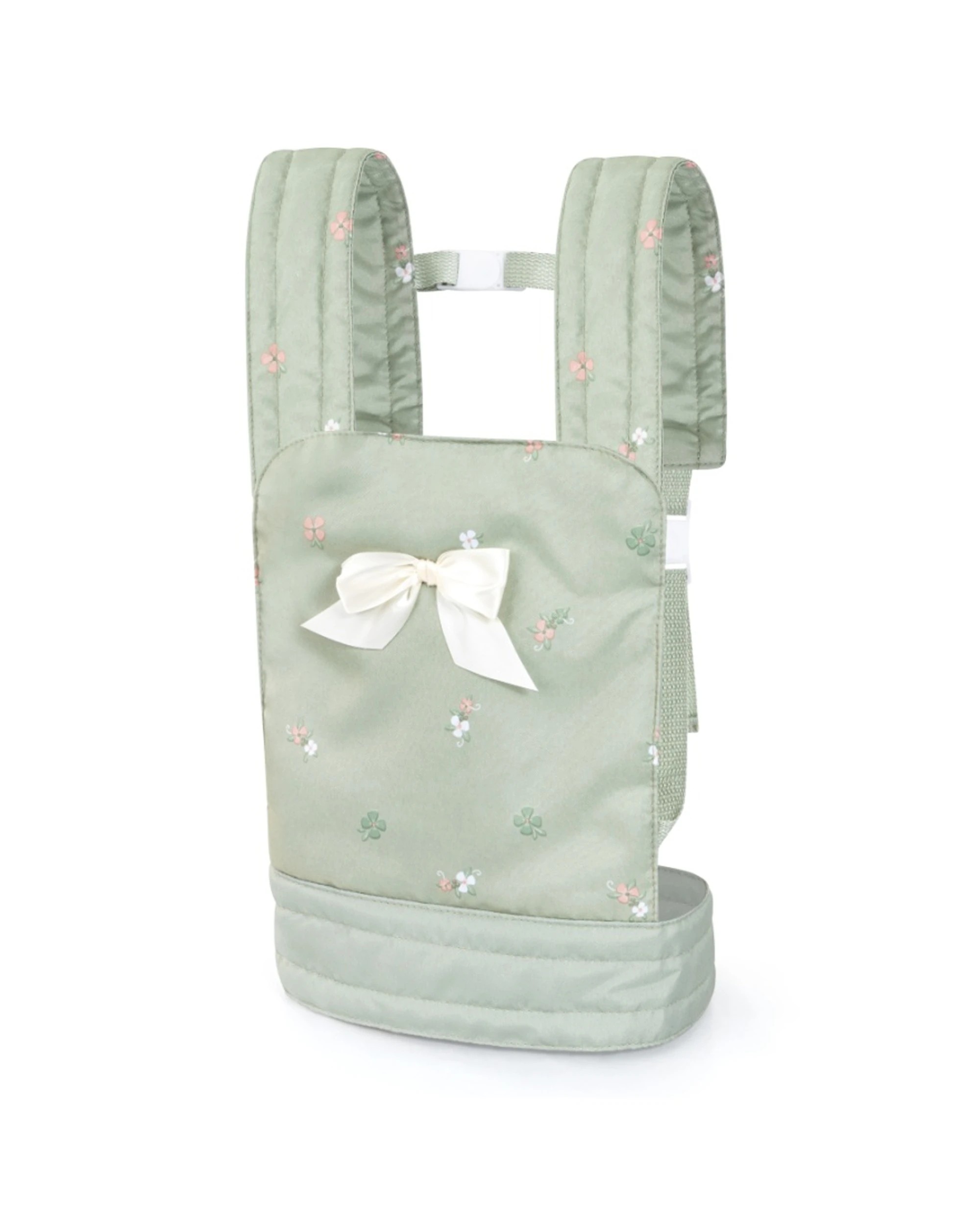 1 Bayer Doll Carrier Adjustable Straps Comfortable Carry For Dolls Up 46cm Sage - Green, 1 of 3