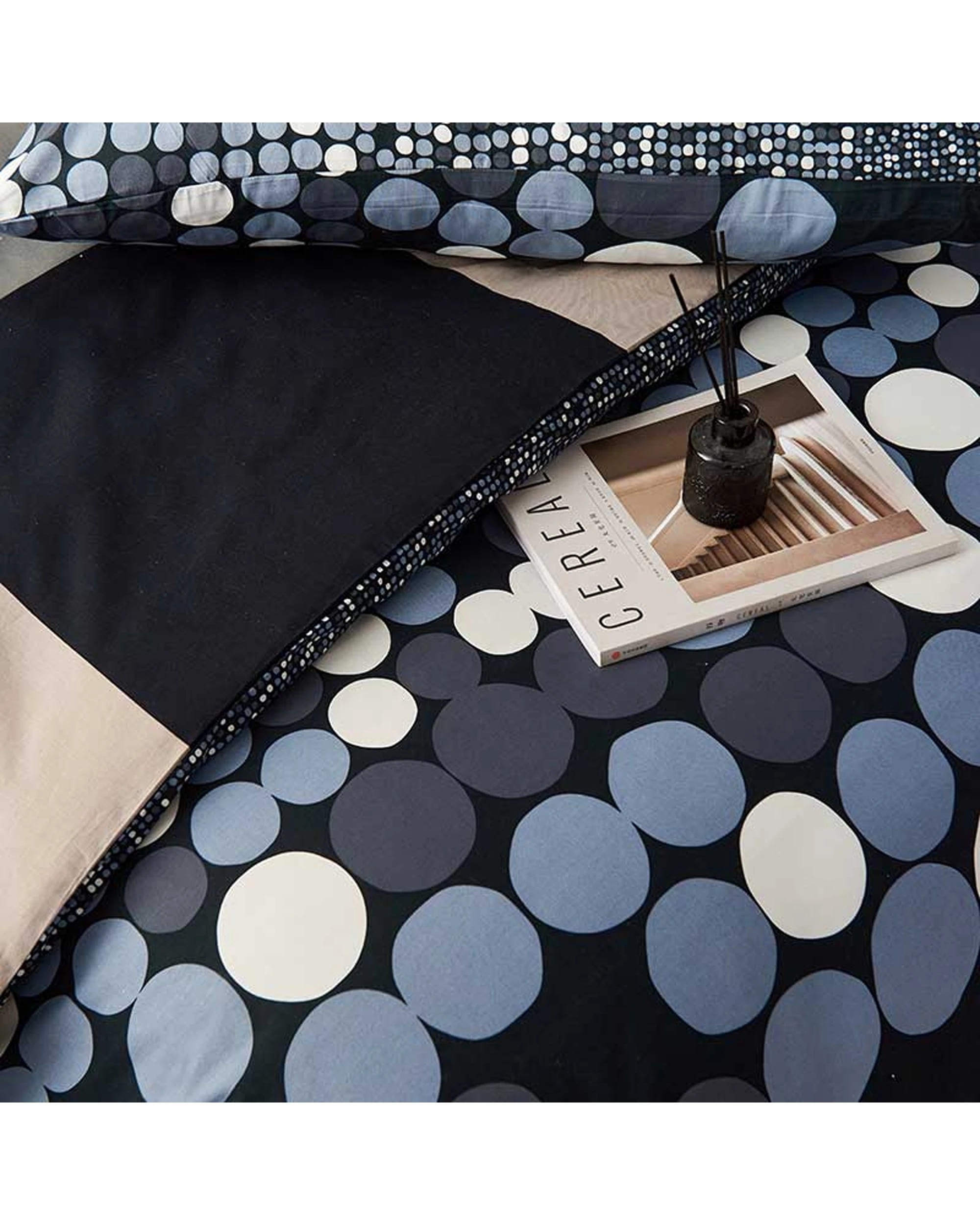 5 Cotton More 100% Cotton Dots Quilt Doona Cover Set Single - Pattern, 5 of 7