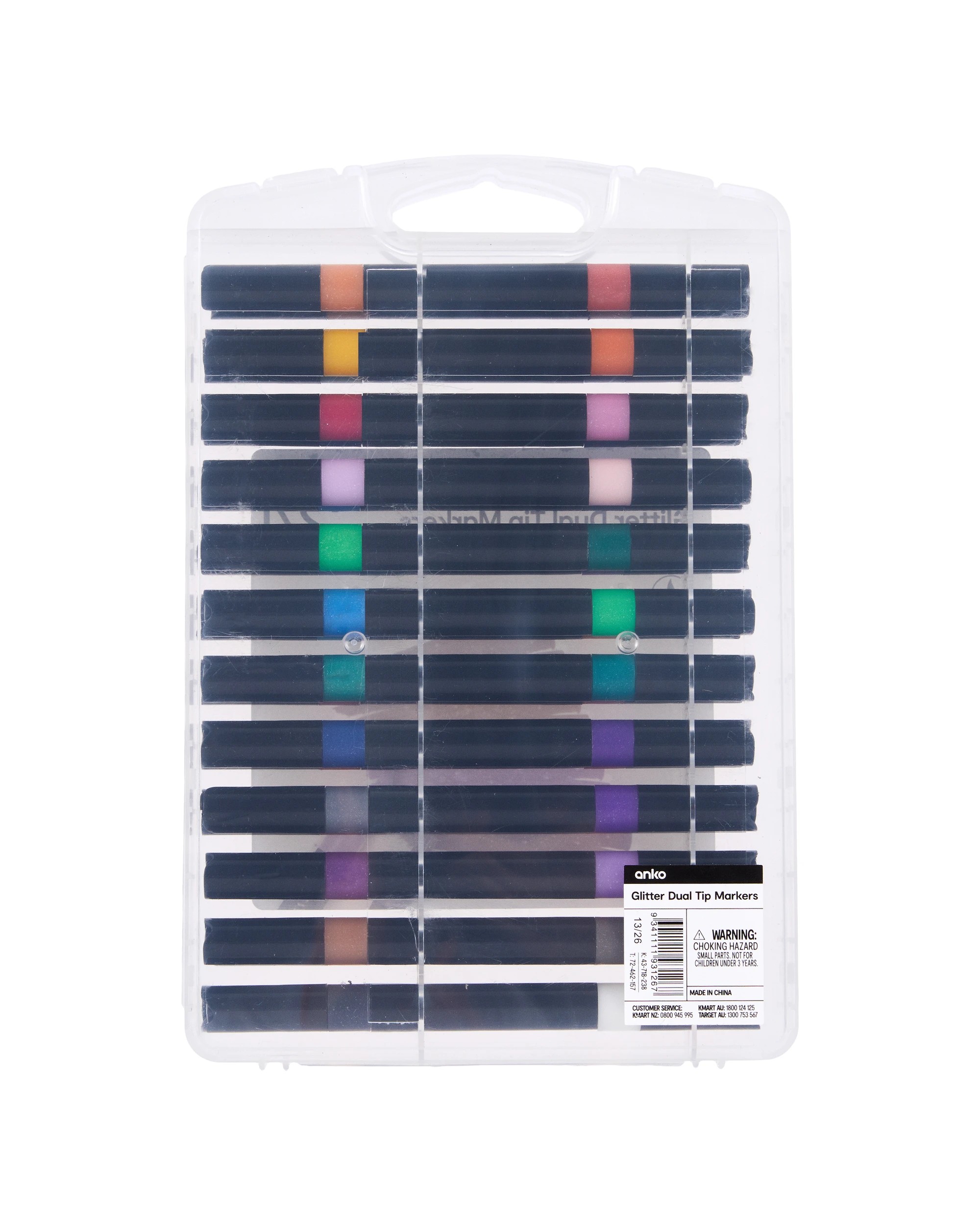 8 24 Pack Glitter Dual Tip Markers, 8 of 8