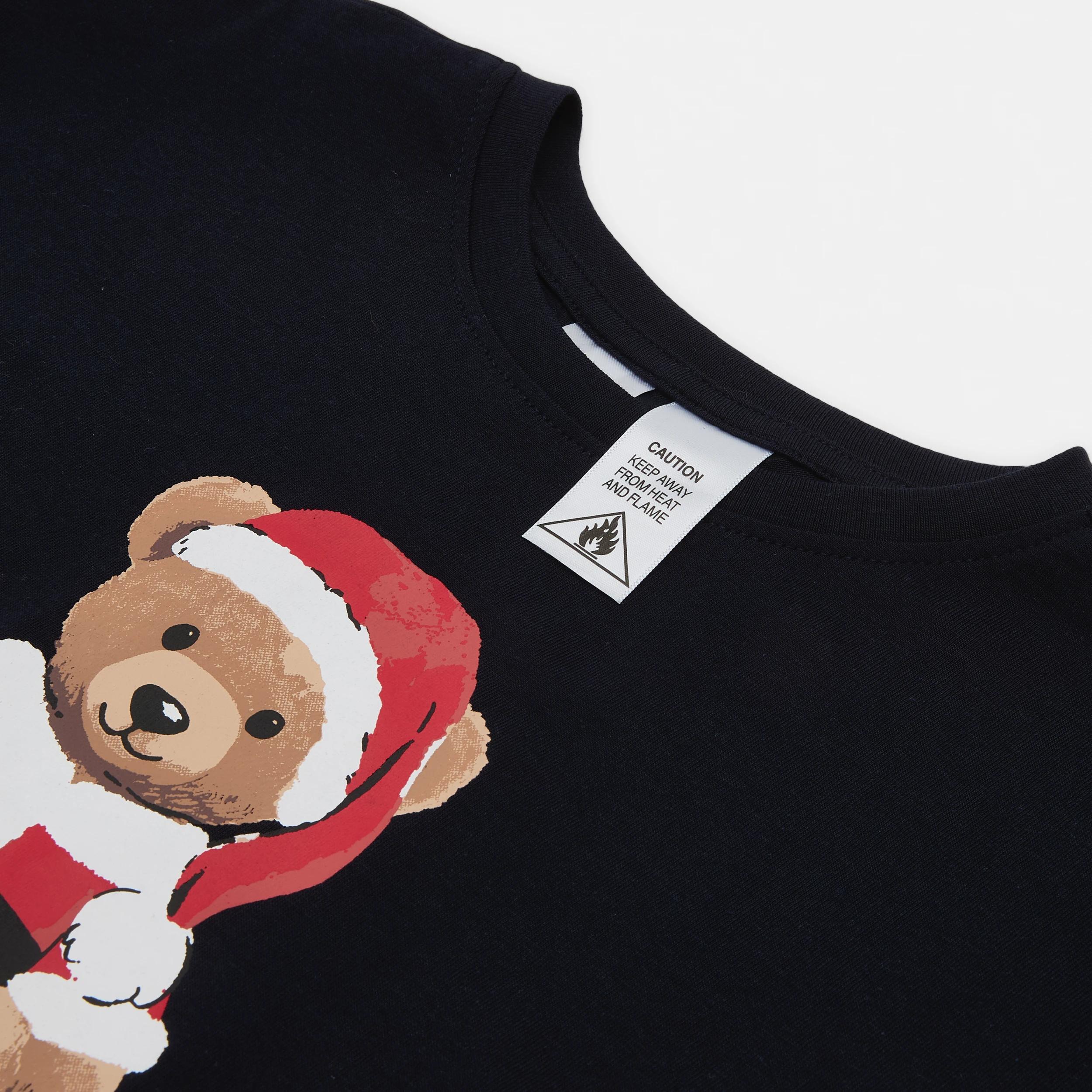 9 Christmas Print Family Matching Pyjama Set XMAS BEAR SKY CAPTAIN, 9 of 10