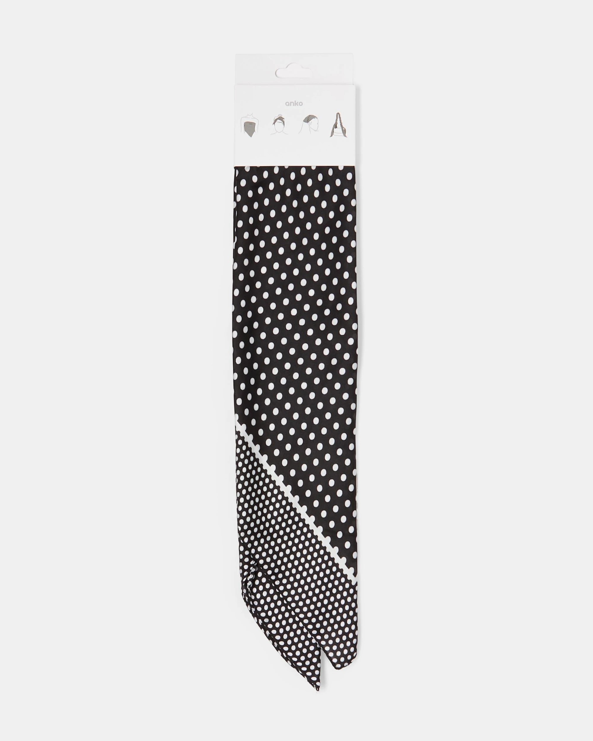 3 Polka Dot Hair Scarf, 3 of 3