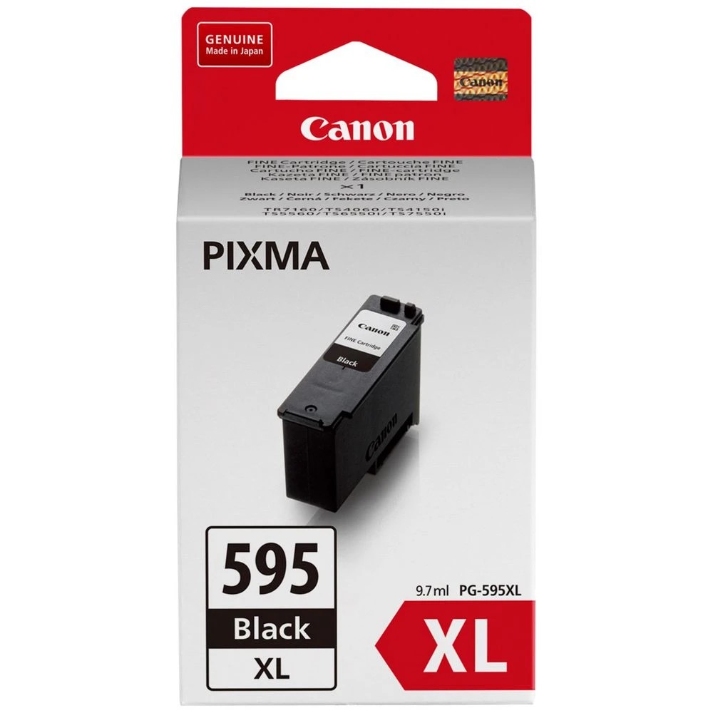 1 Canon PG-595XL Ink Cartridge Black, 1 of 3