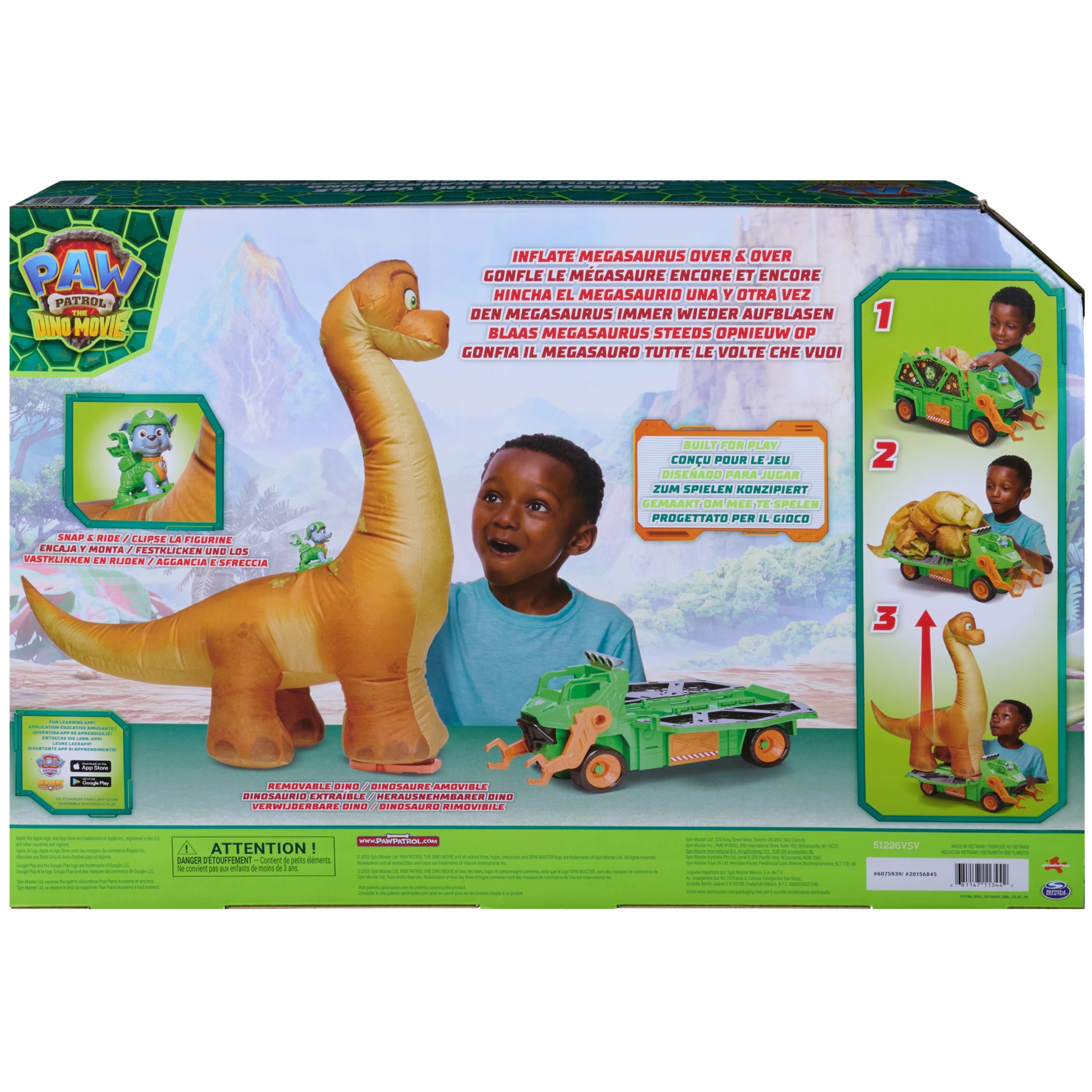 9 PAW Patrol: The Dino Movie Megasaurus Dino Vehicle, 9 of 9