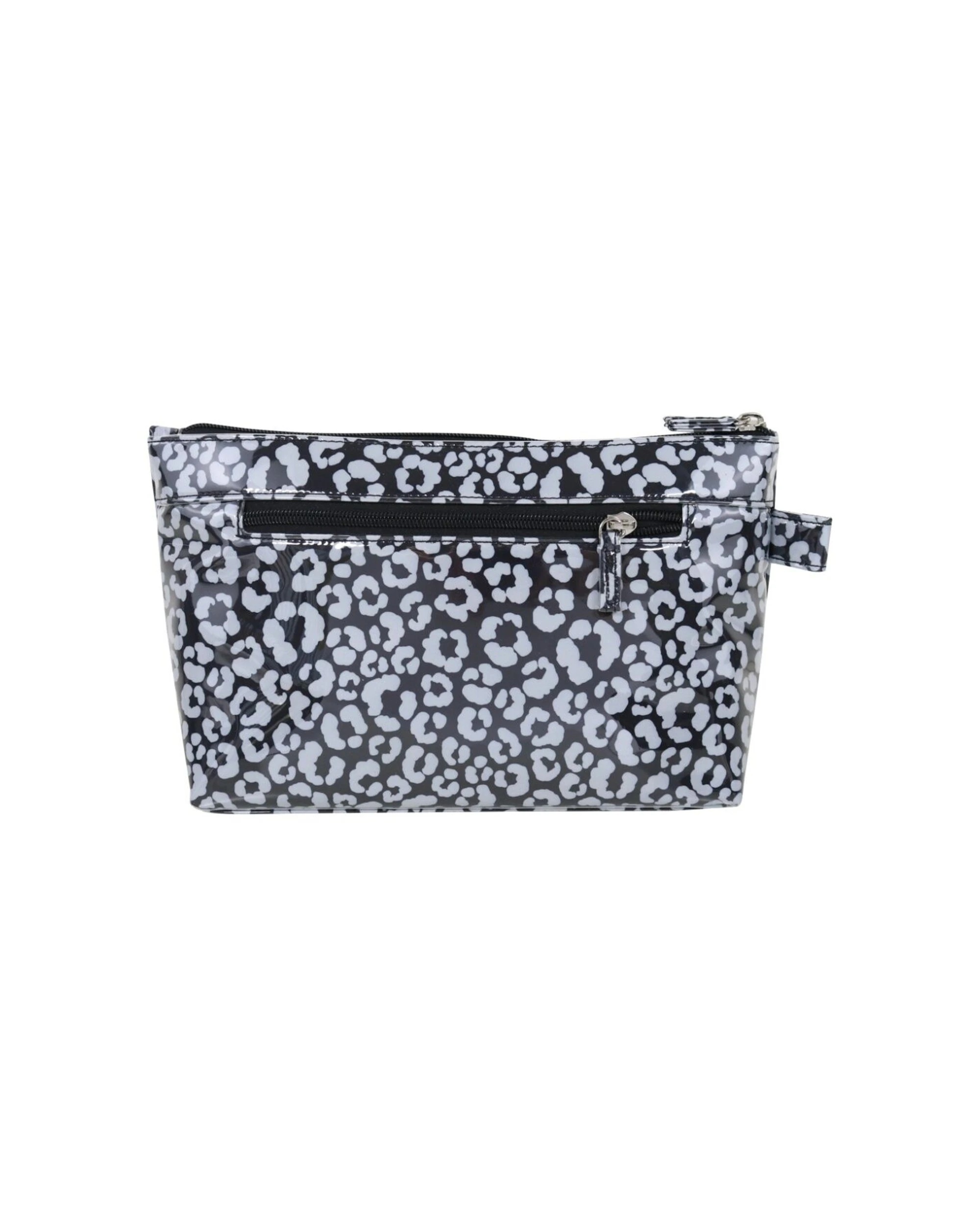2 Wicked Sista Watercolour Leopard Luxe Cos Bag Cosmetic Large Waterproof - Pattern, 2 of 2