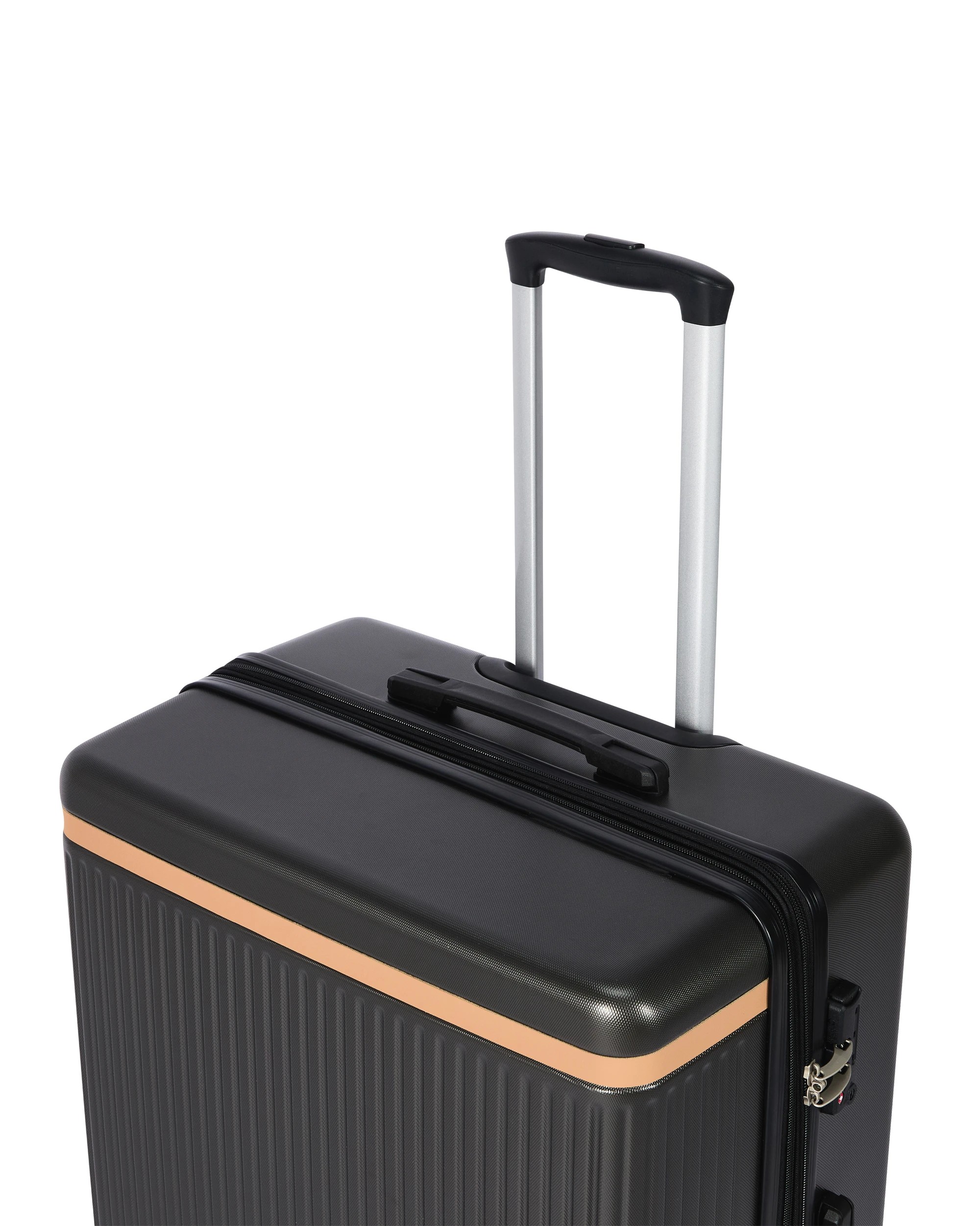 7 2 Piece Charcoal Beige Hard Case Set, 7 of 8