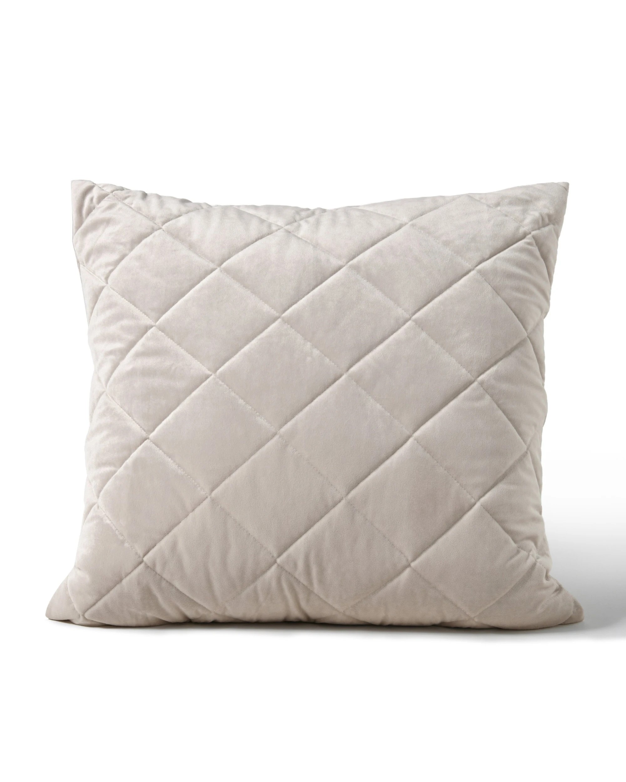 1 Dreamaker Haven Quilted European Pillowcase 65x65cm - Stone, 1 of 6
