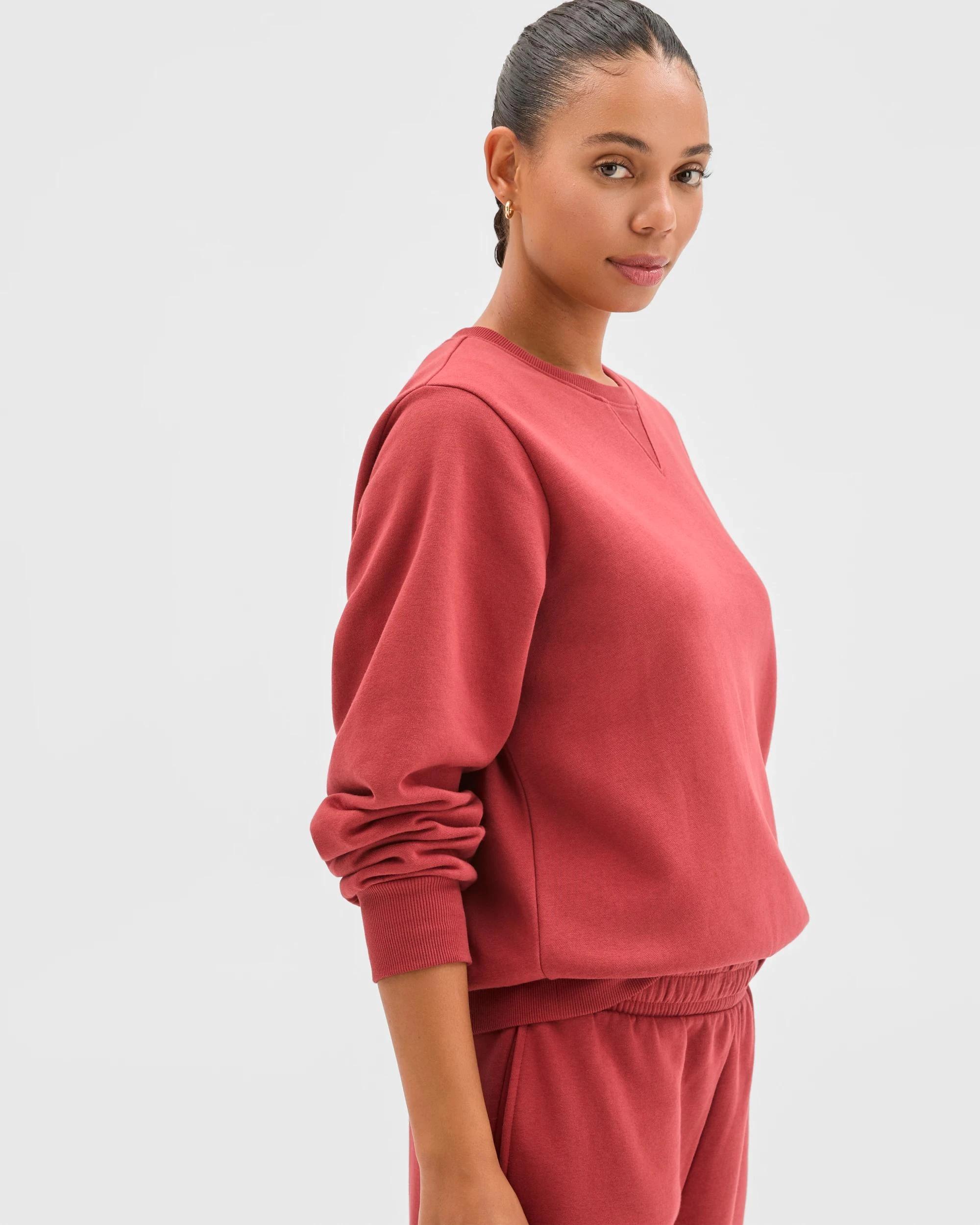 5 Target Active Australian Cotton Blend Fleece Sweat Top EARTH ROSE, 5 of 6