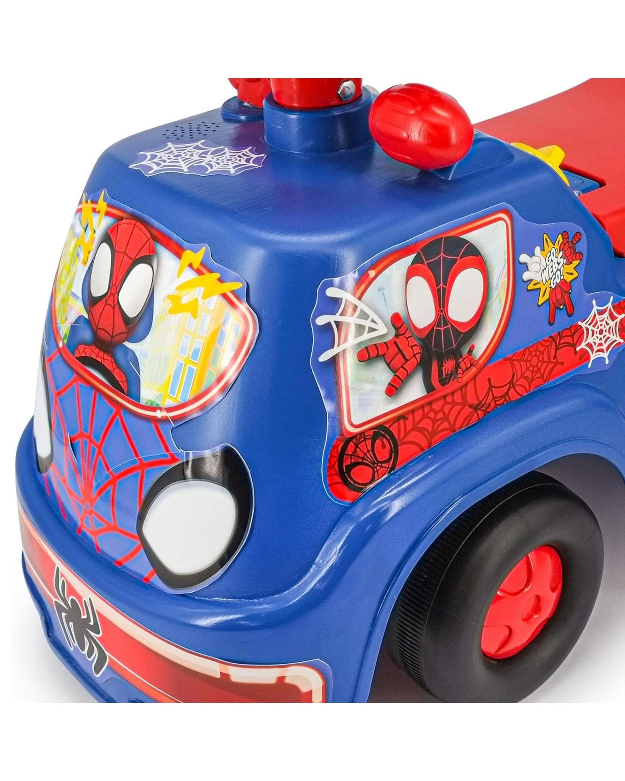 3 Disney Spider-Man Lights N Sounds Spidey Racer Ride-On Toy, 3 of 5