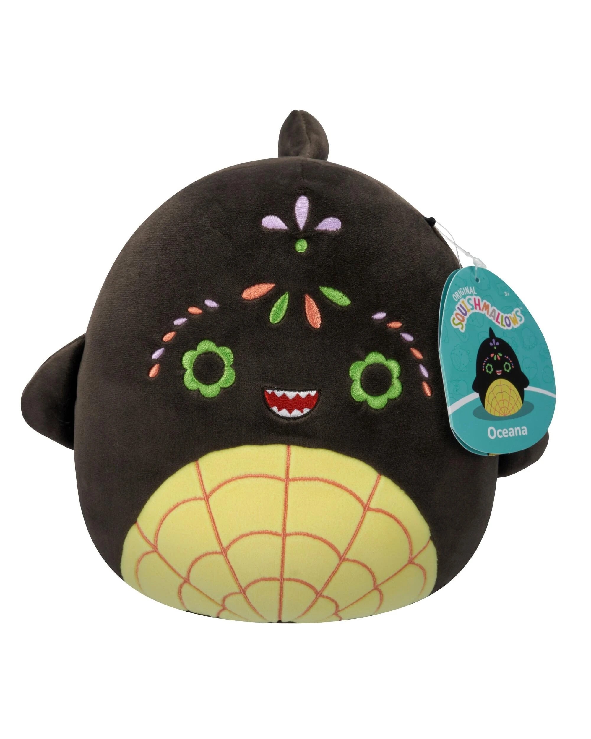 1 Squishmallows Halloween Day of the Dead Oceana the Shark 8 inch Plush - Multi, 1 of 5