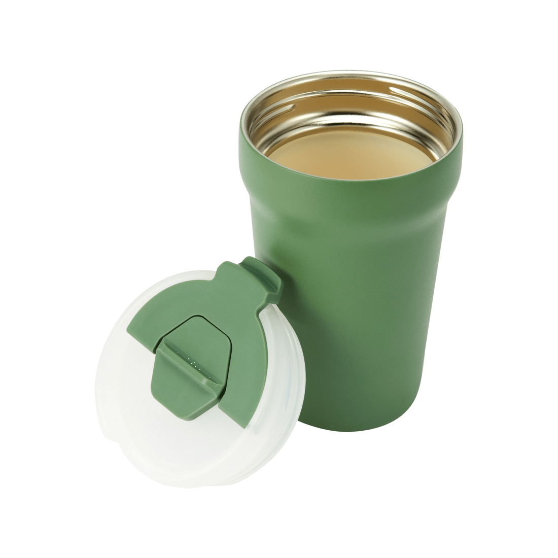 3 350ml Ceramic Coating Coffee Cup - Green, 3 of 6