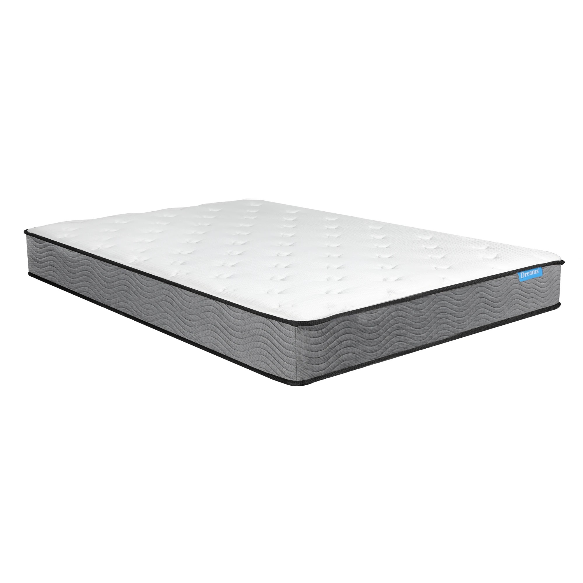 2 Dreamz Queen Medium Firm Spring 23cm Mattress, 2 of 6