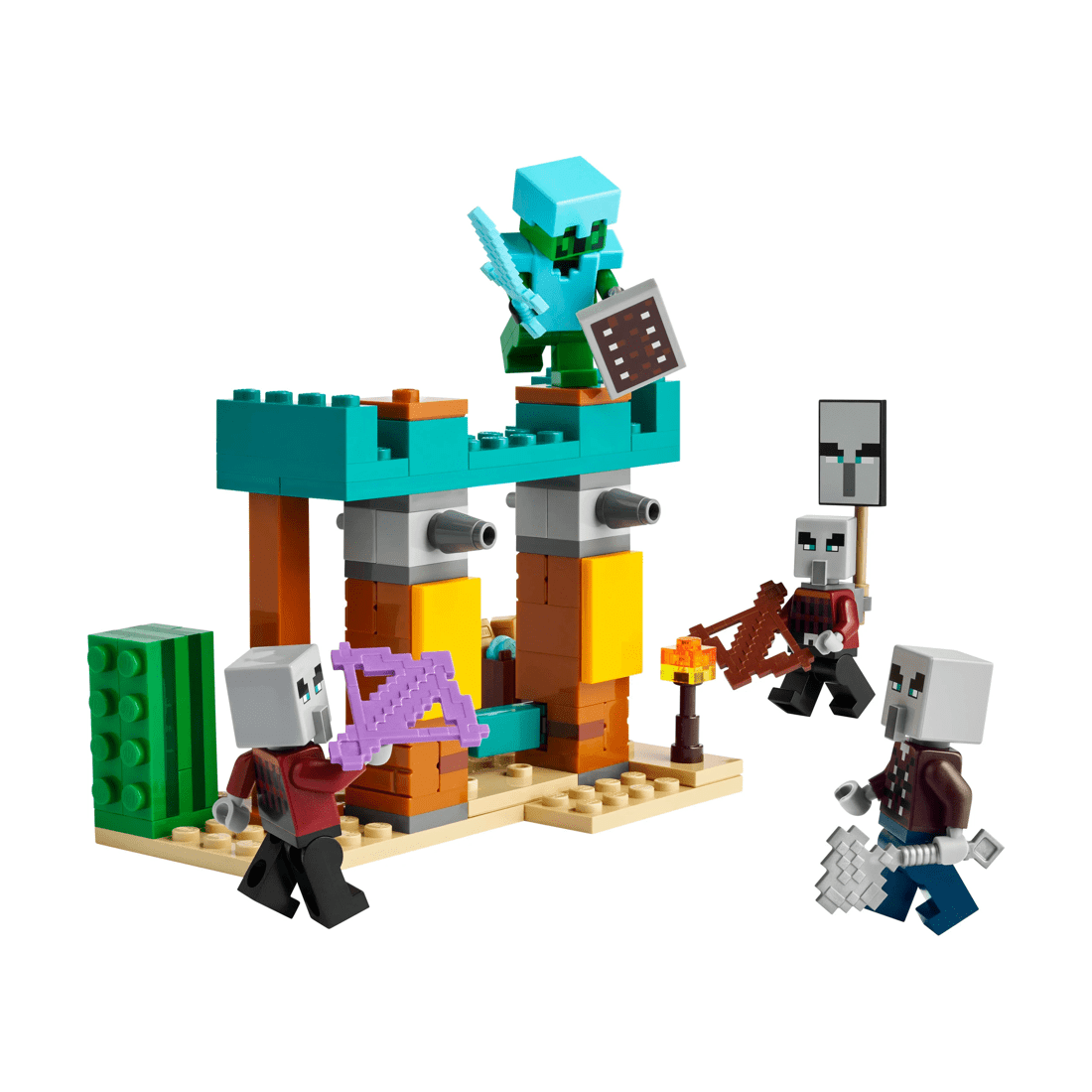 2 LEGO Minecraft The Illager Desert Patrol 21267, 2 of 10