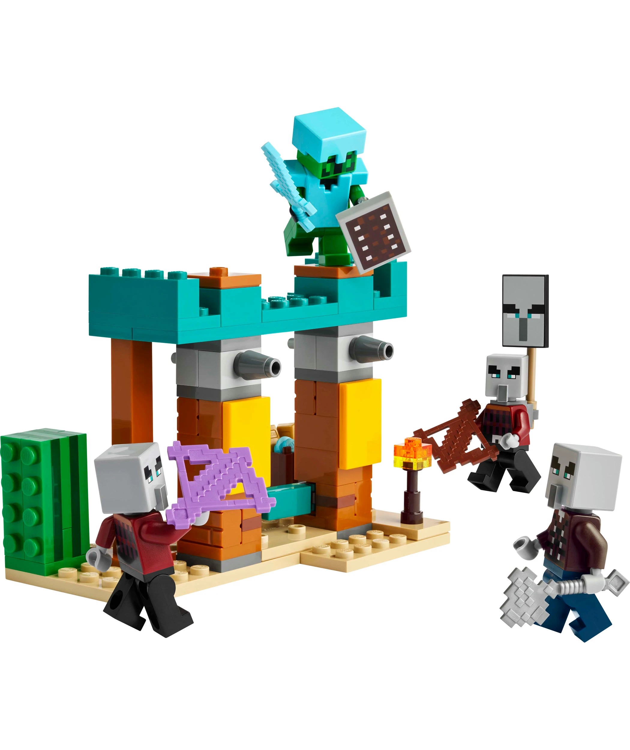 2 LEGO Minecraft The Illager Desert Patrol 21267, 2 of 10