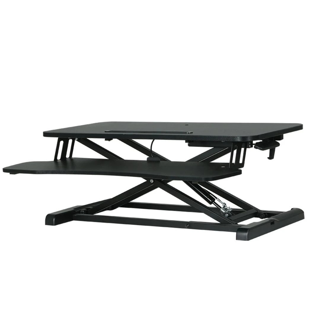 1 Artiss Standing Desk Riser Height Adjustable  80CM - Black, 1 of 7