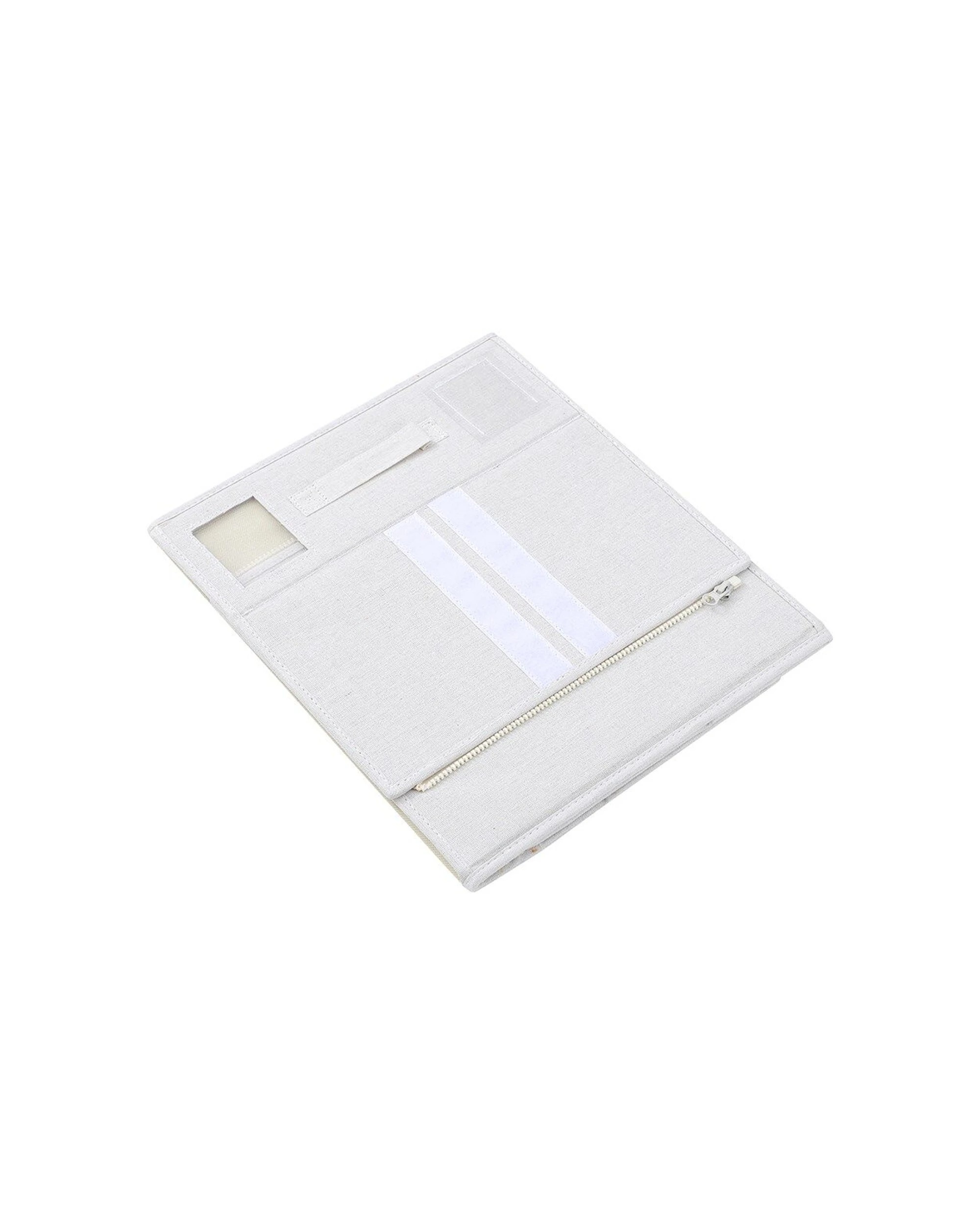 4 Boxsweden Kloset Linen Foldable Storage Box For Bed Sheets 38x32x11cm - Lightweight Durable Storage
 - White, 4 of 9