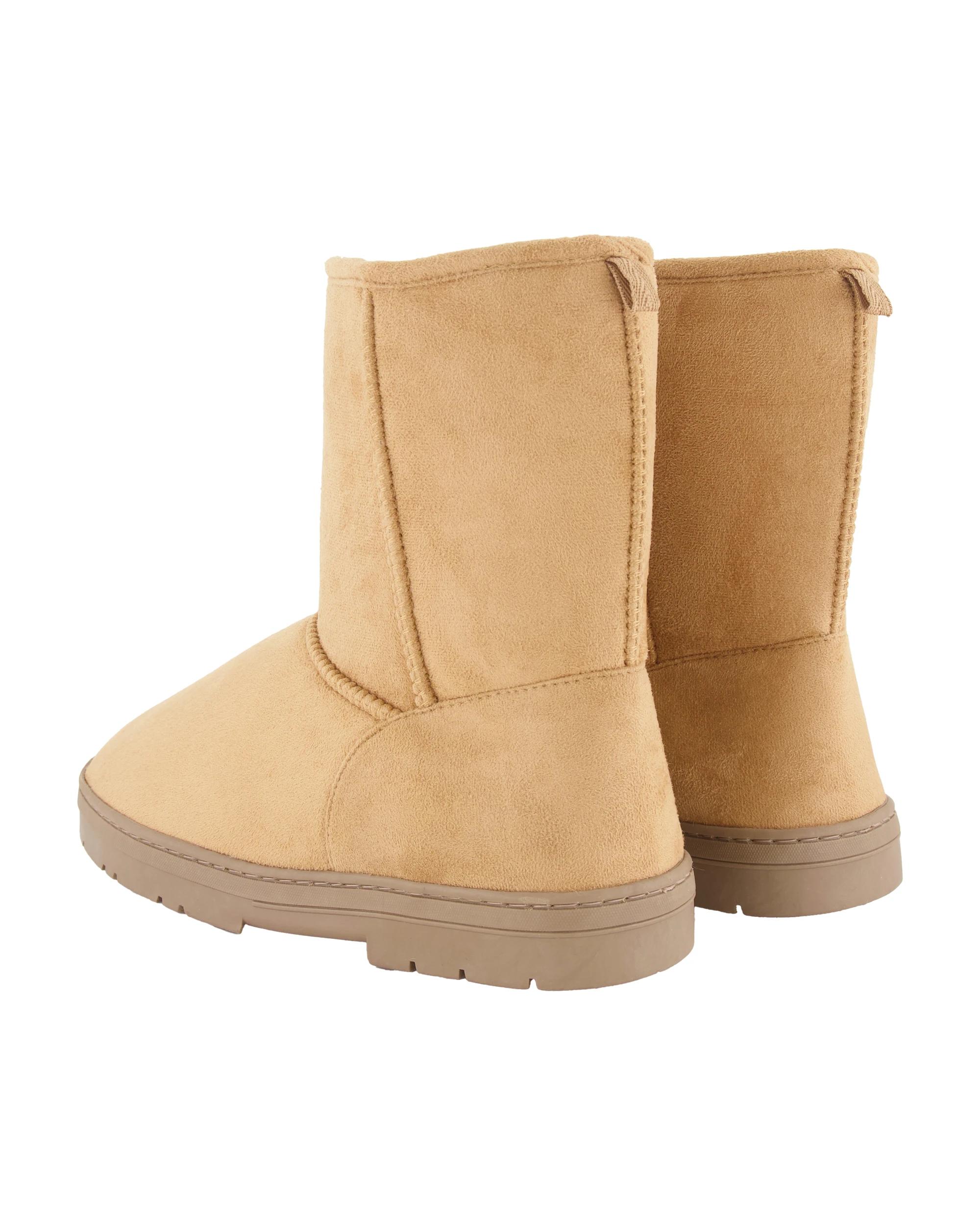 3 Hardsole Slipper Boots Sand, 3 of 3