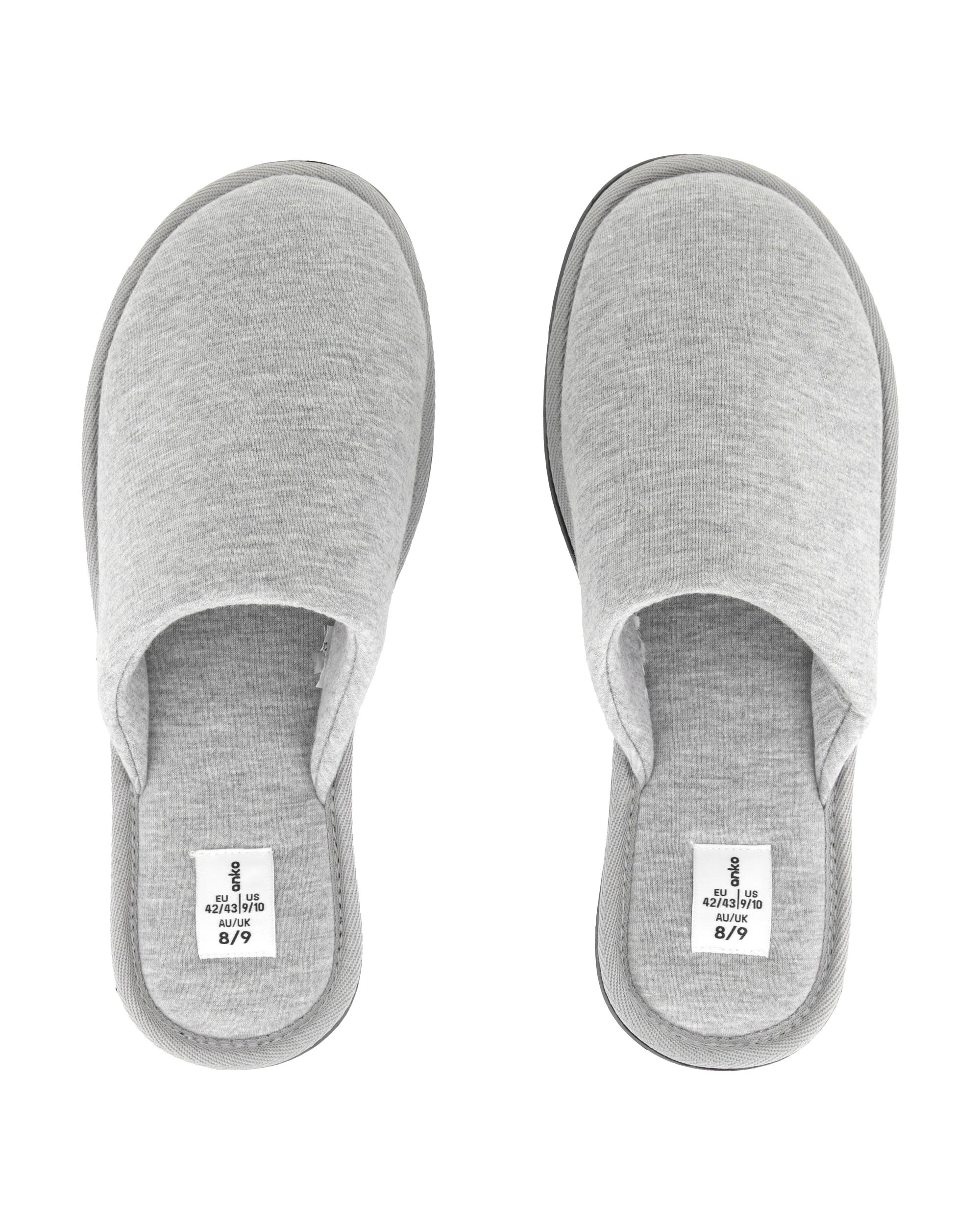2 Windsor Slipper Scuffs LIGHT GREY, 2 of 3