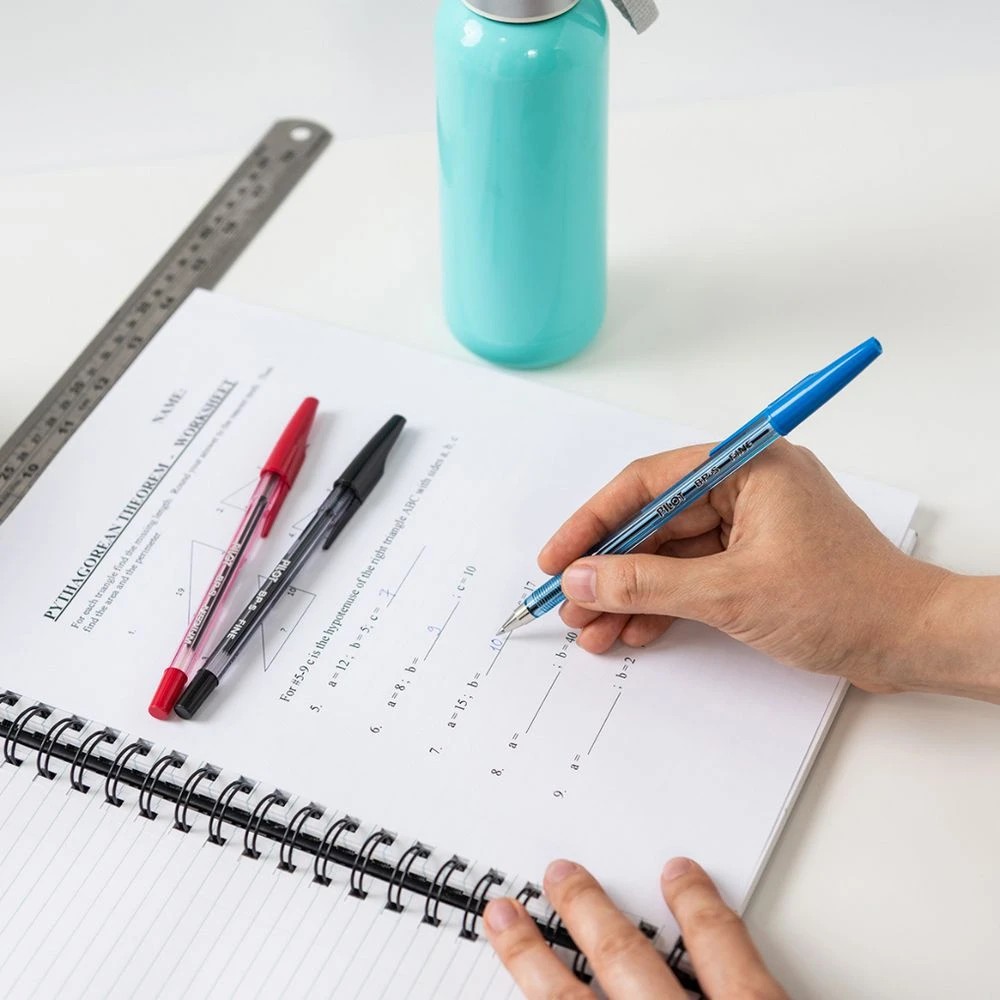 5 PILOT BP-S Ballpoint Pen Fine 0.7mm Blue 4 Pack, 5 of 8